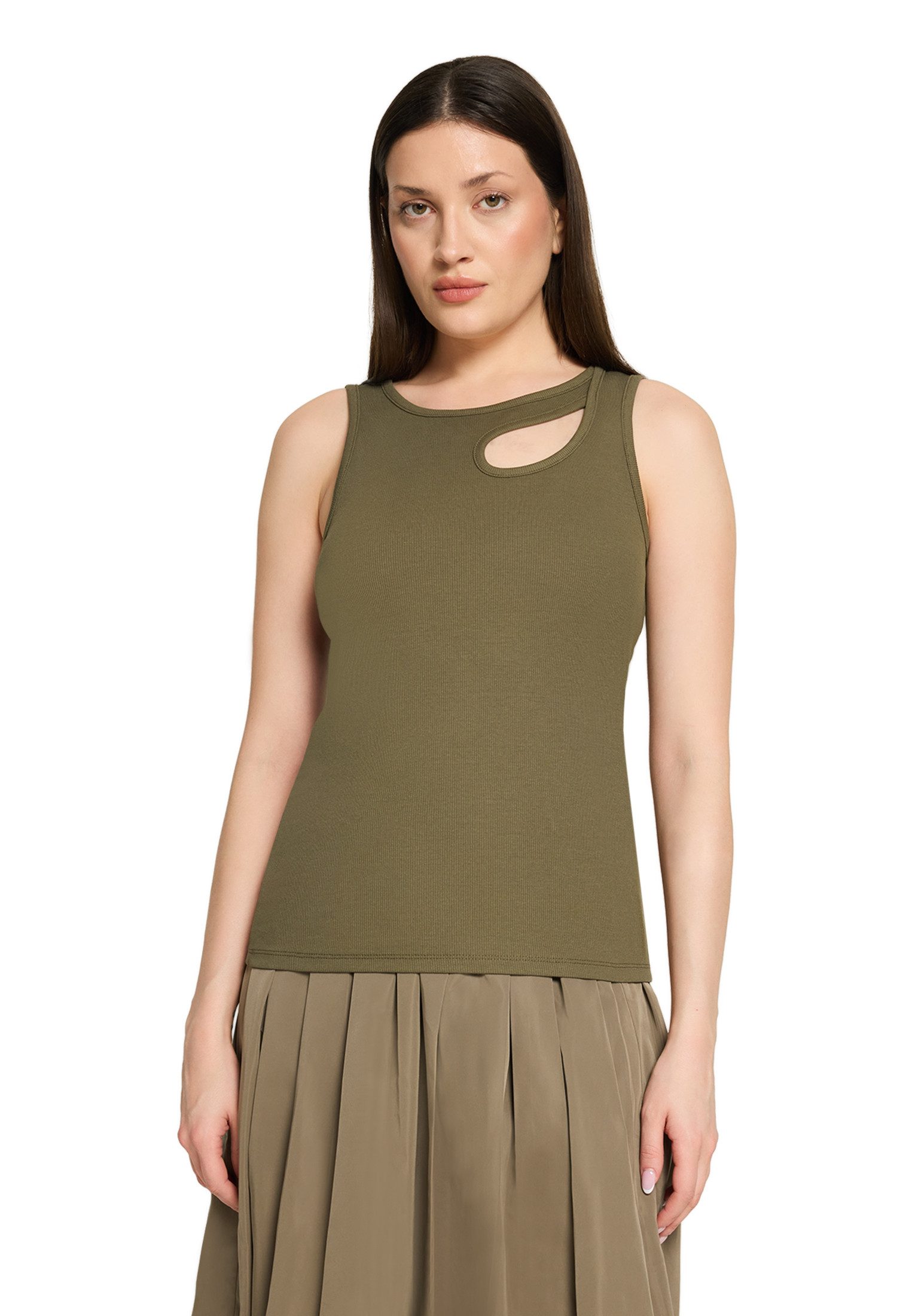 Cartoon T-Shirt Damen mit Rundhalsausschnitt (1-tlg)