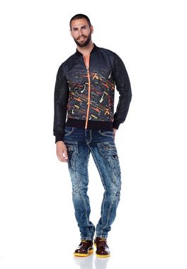 Cipo & Baxx Outdoorjacke mit coolem Print