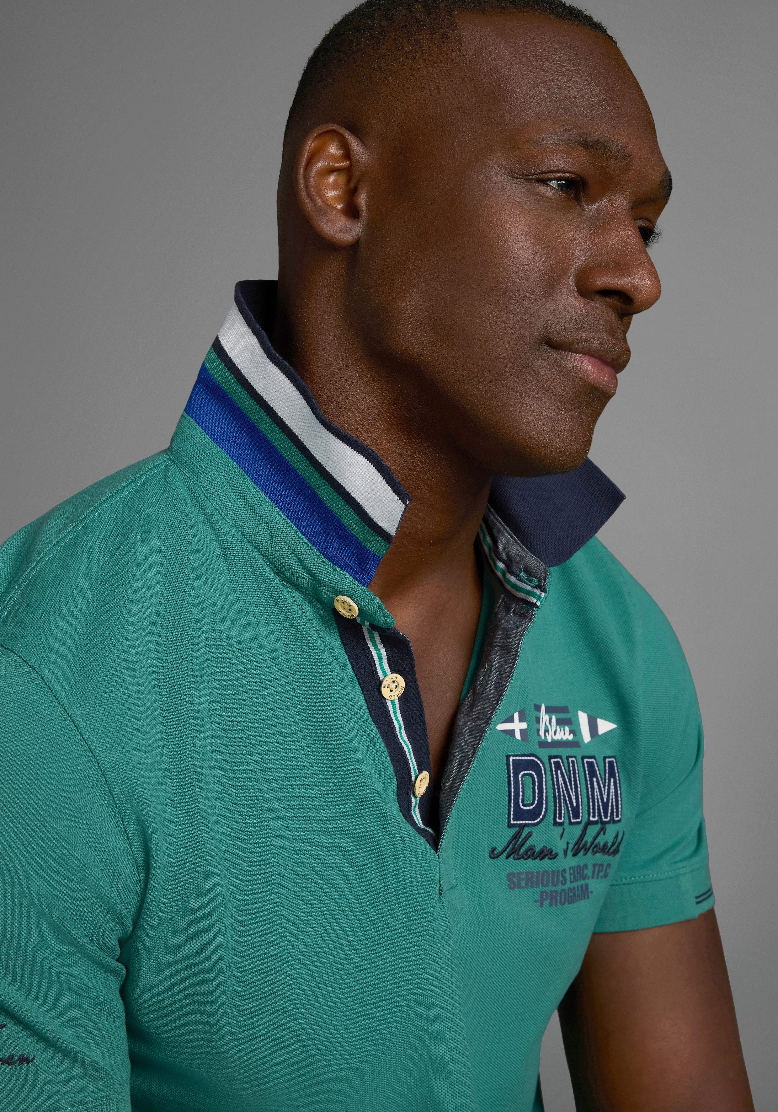 Man's World Poloshirt Kurzarm, mit Polokragen, für sportliche Aktivitäten