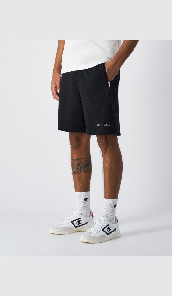 Shorts SLIM FIT leichte Herren Bermuda Shorts schwarz