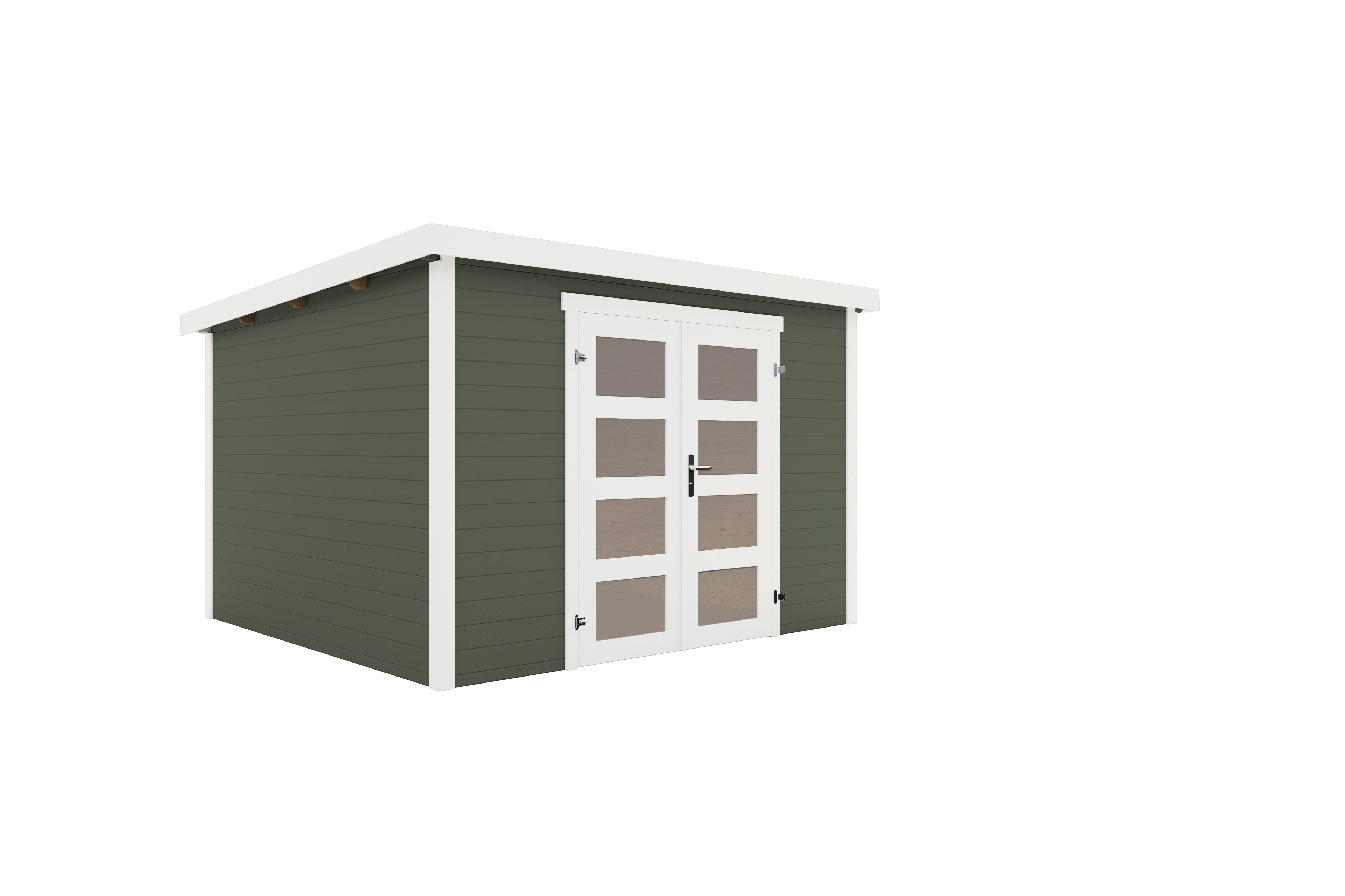 Thumbnail - Nordic Holz Gartenhaus Zambezi 6, BxT: 320x274,7 cm, mit Milchglasverglasung