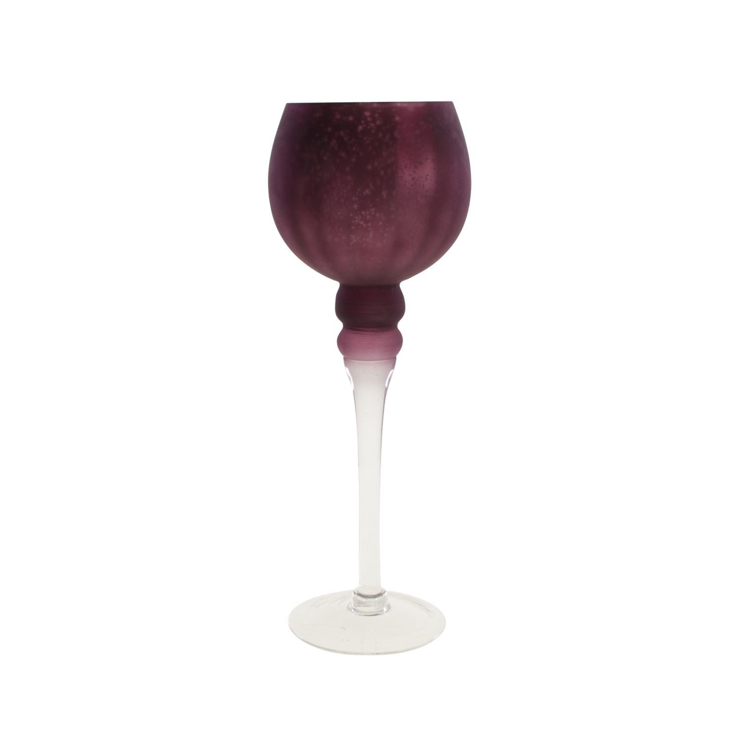 Werner Voß Windlicht Windlicht Violet - auf Fuß - lila - Glas - 13x35 cm