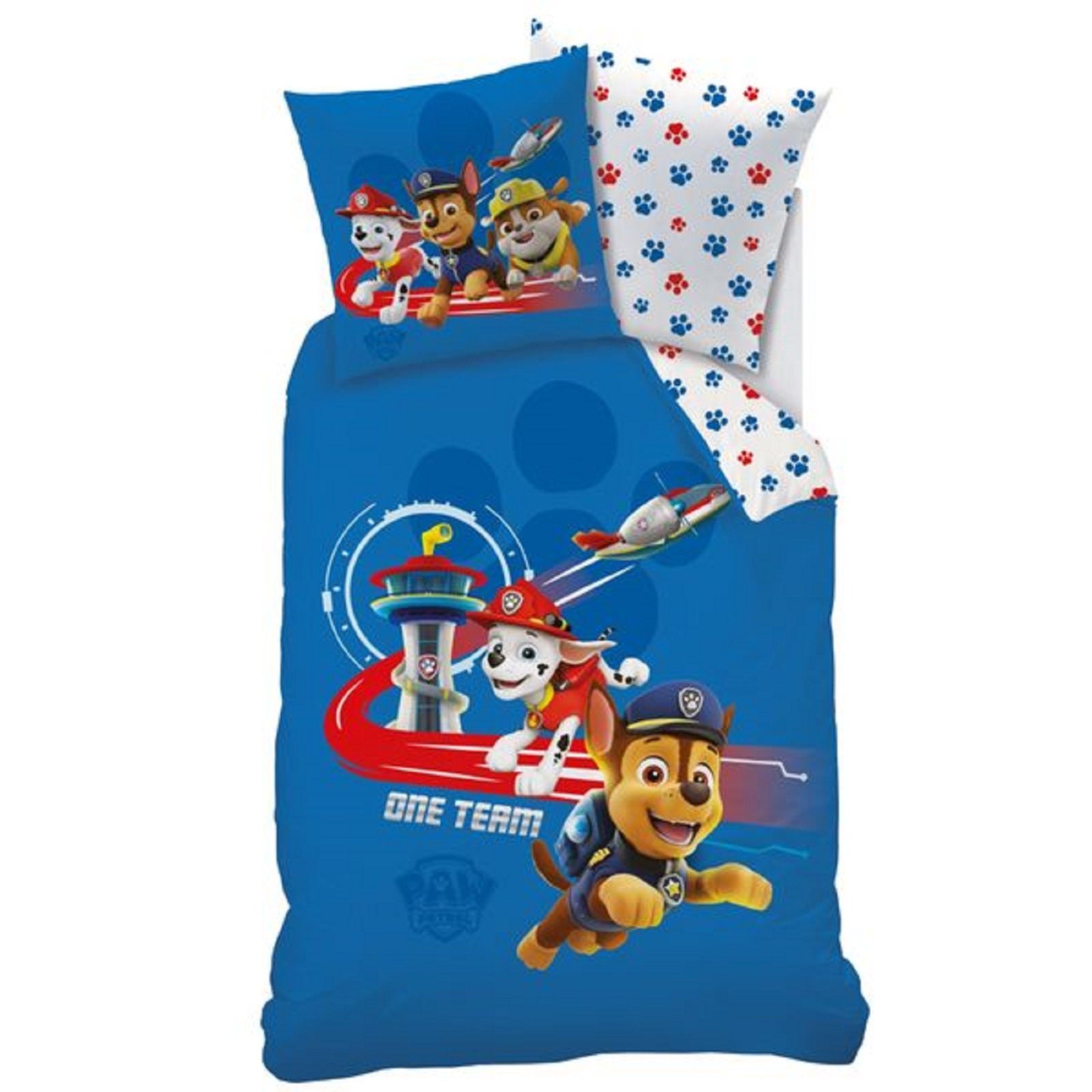 Kinderbettwäsche Paw Patrol Bettwäsche 135 x 200 80 x 80 cm 100% Baumwolle, CTI