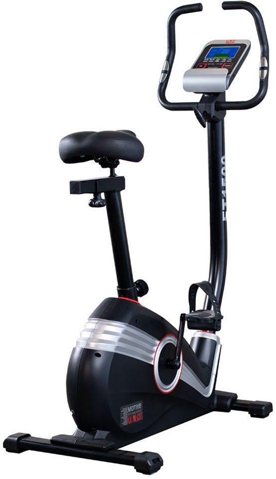 MOTIVE FITNESS by U.N.O. Ergometer ET 1500 (mit Tablet-Halterung), 150 kg max. Benutzergewicht, Fahrrad, 32 Widerstandsstufen