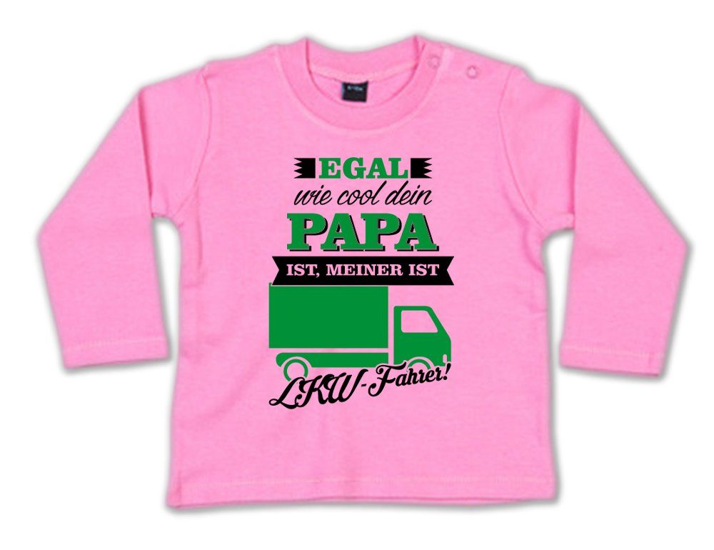 ᐅ Ggraphics Longsleeve Egal wie cool dein Papa ist, meiner ist LKW