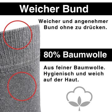 NAFT Businesssocken 6-24 Paar Herrensocken 80% Baumwolle Business Freizeit Herren Socken (Modell: NAFT Red Label Business 80, 6-Paar)