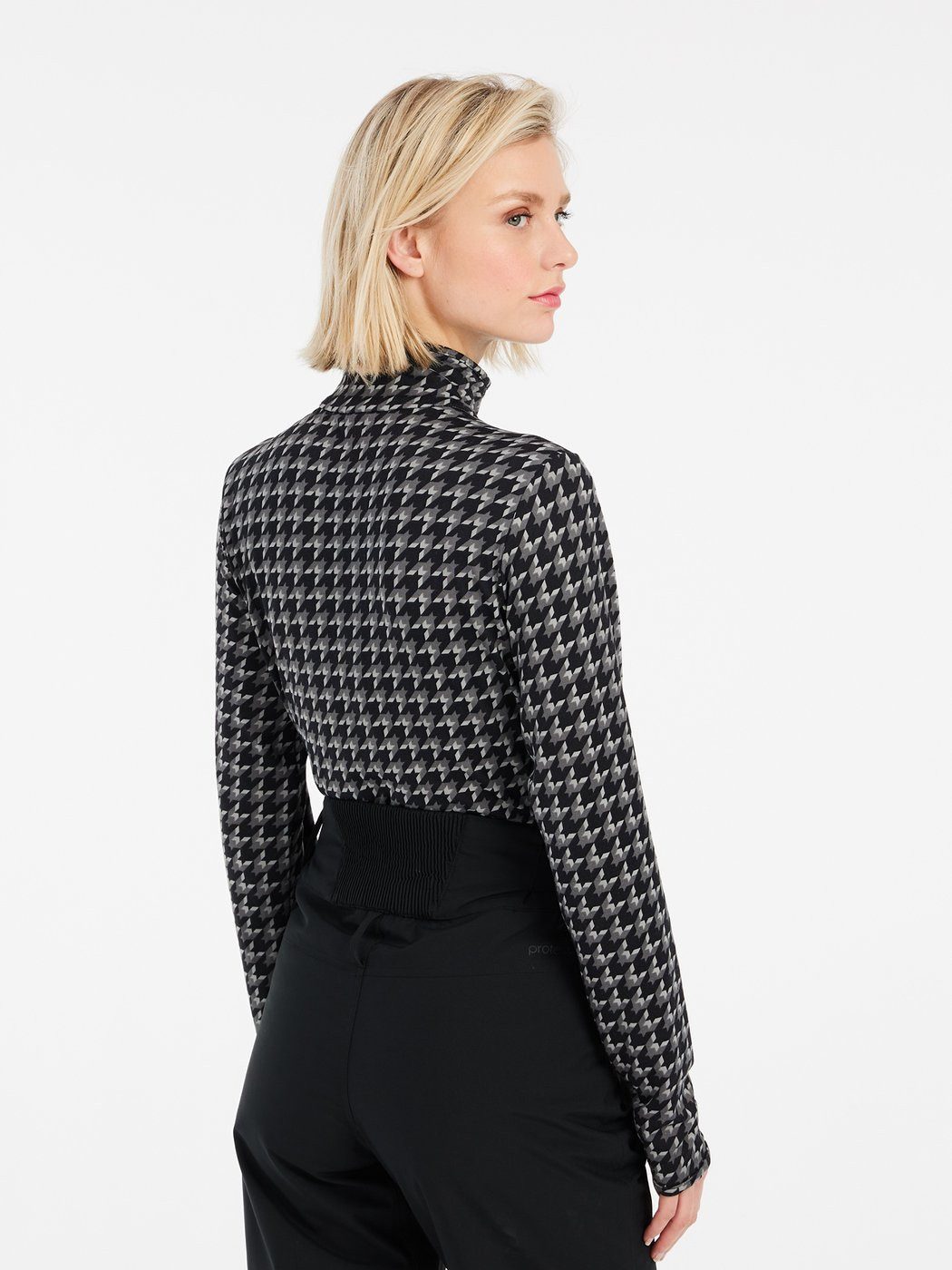 Protest Fleecepullover PRTNOON 1/4 zip active top True Black