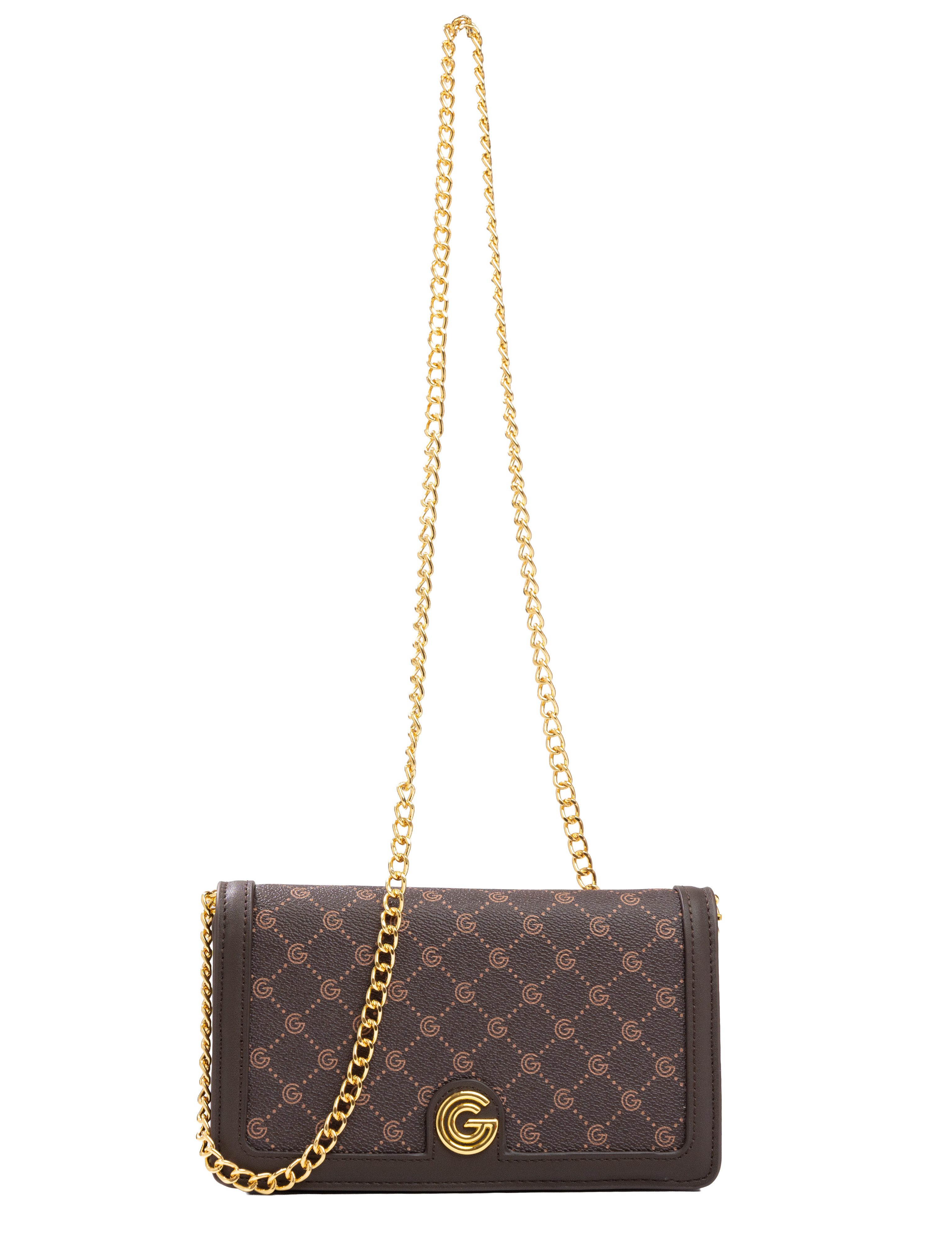 GABRIELLA G By Gabriella Gucci Geldbörse QUEEN, Damen Portemonnaie, Geldbeutel, Schultertasche im Querformat