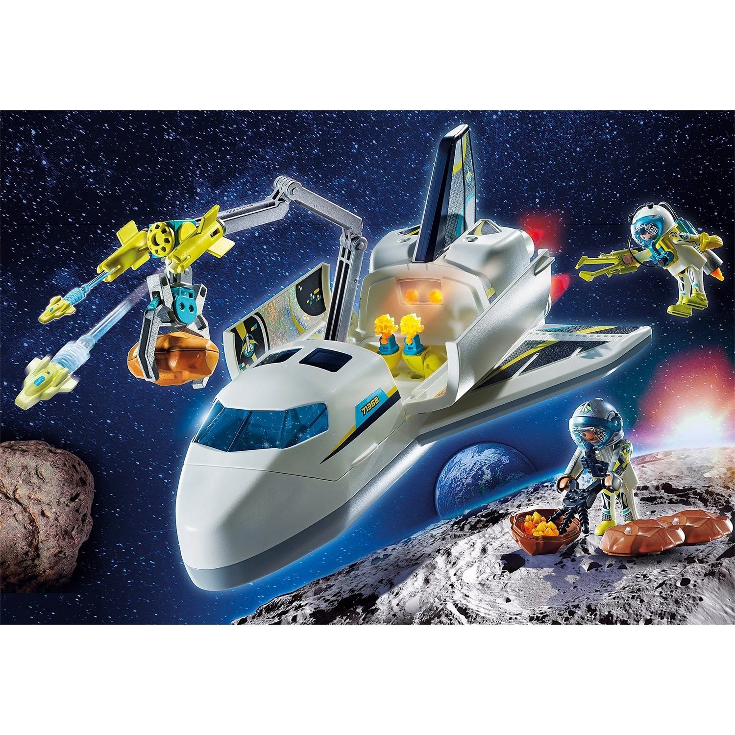 Playmobil® 71368 Space-Shuttle auf Mission Konstruktions-Spielset günstig online kaufen