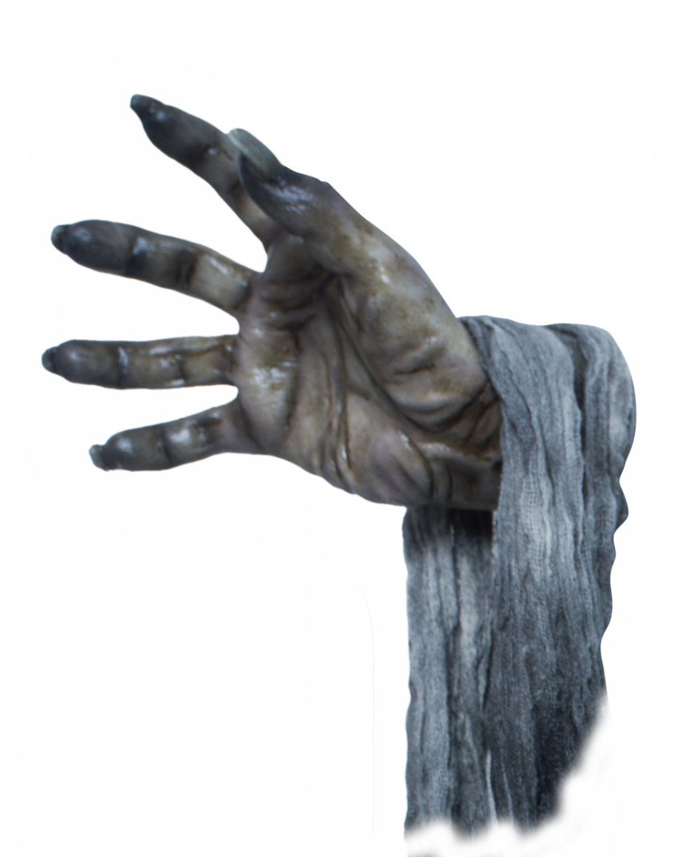 Horror-Shop Hängedekoration Zwei Gespensterhände mit Saugnapf als Halloween De