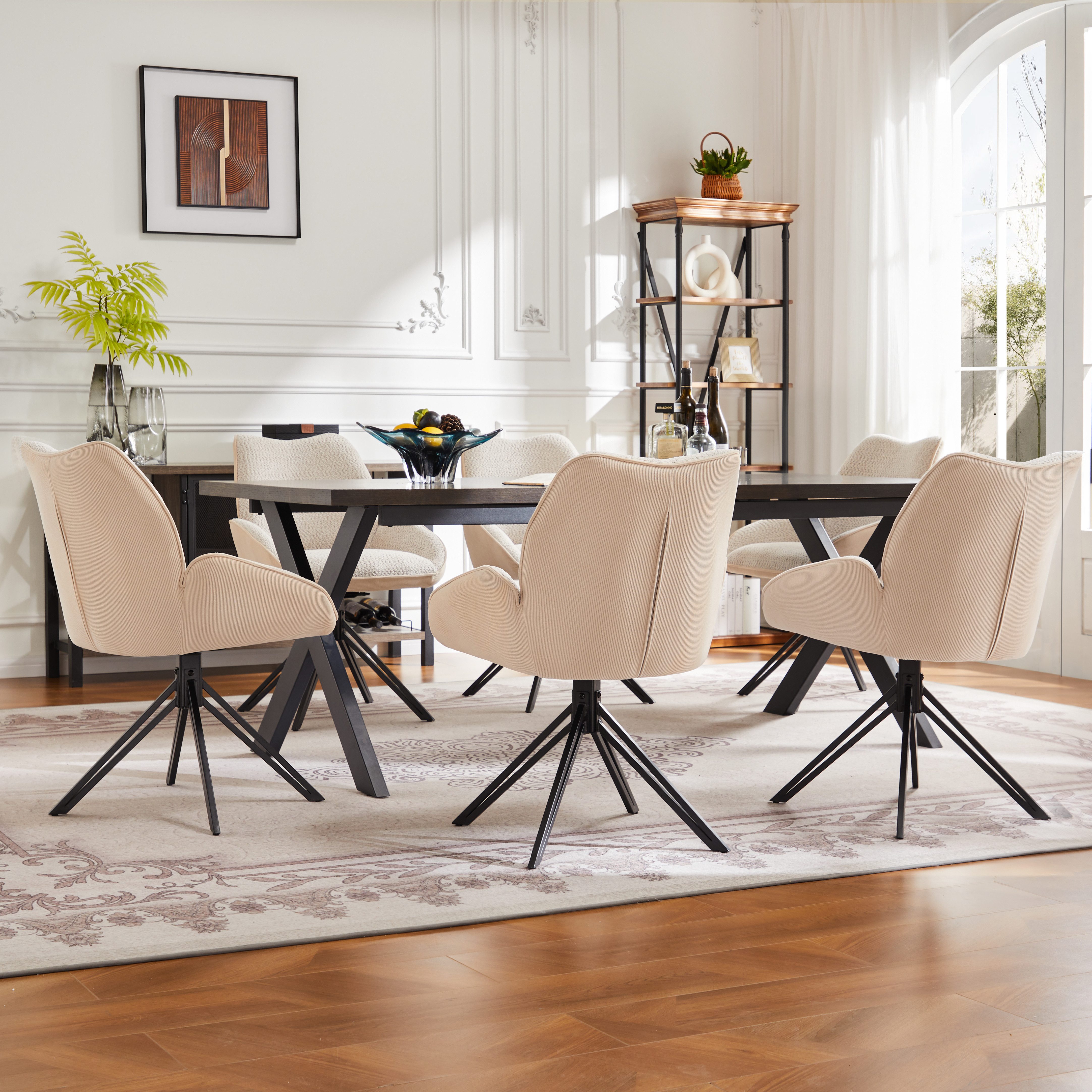 HAUSS SPOLE Esszimmerstuhl 6 St 360° günstig online kaufen