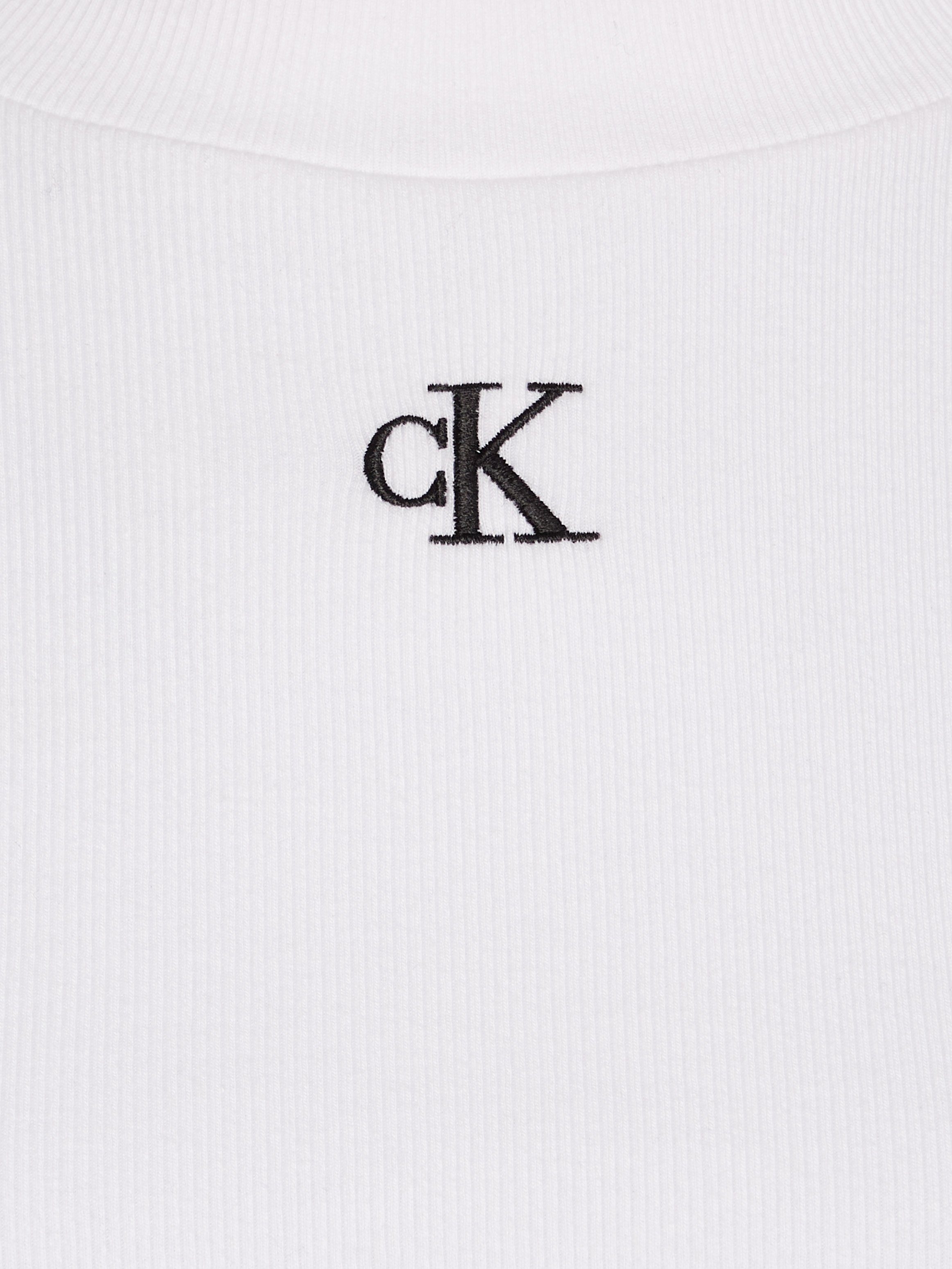 Calvin Klein Jeans T-Shirt CK RIB BABY TEE in kurzer Form