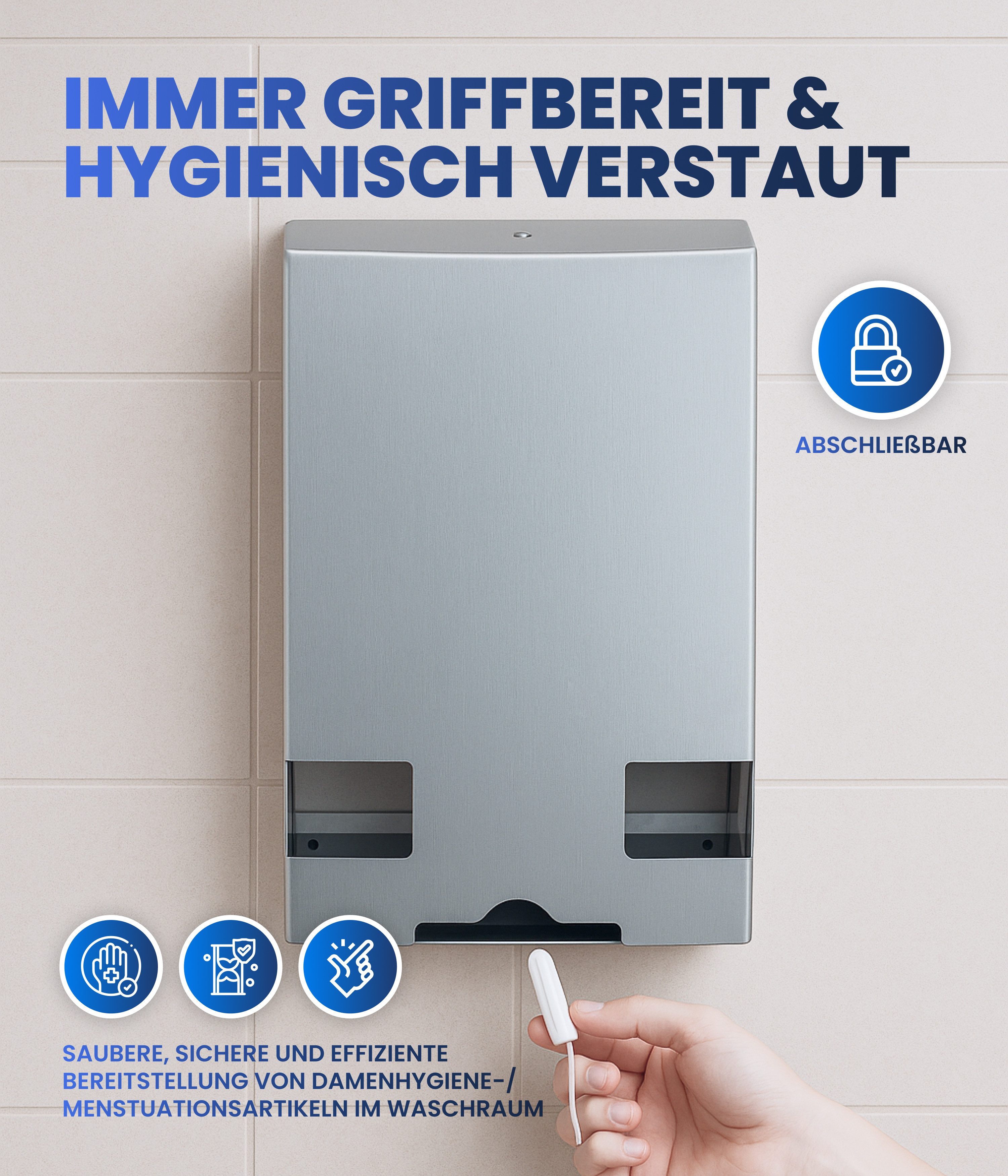 Hygiene365 Organizer Tampon- und Bindenspender (1 St)