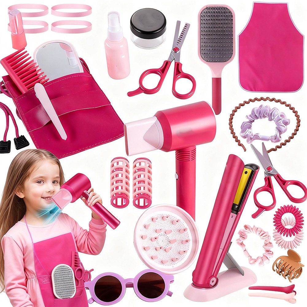 CLTYQ Spielzeug-Frisierkoffer Friseur Set Kinder Spielzeug günstig online kaufen