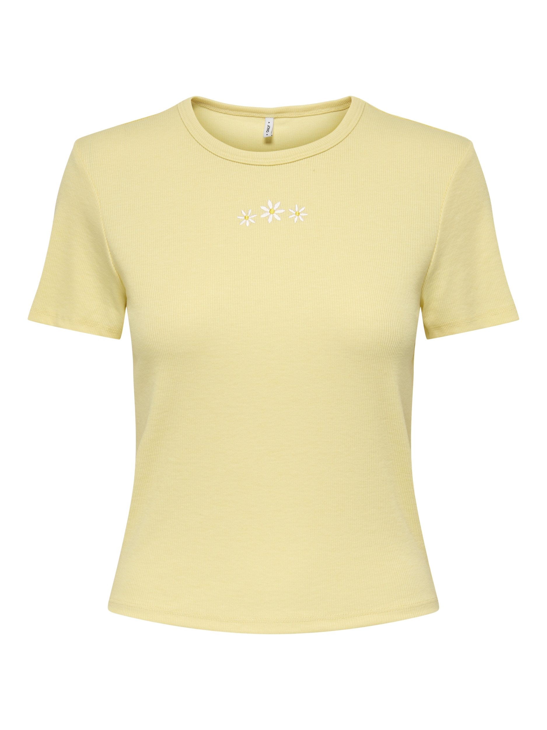 ONLY Kurzarmshirt ONLDANIELLA S/S RIB TOP CS JRS