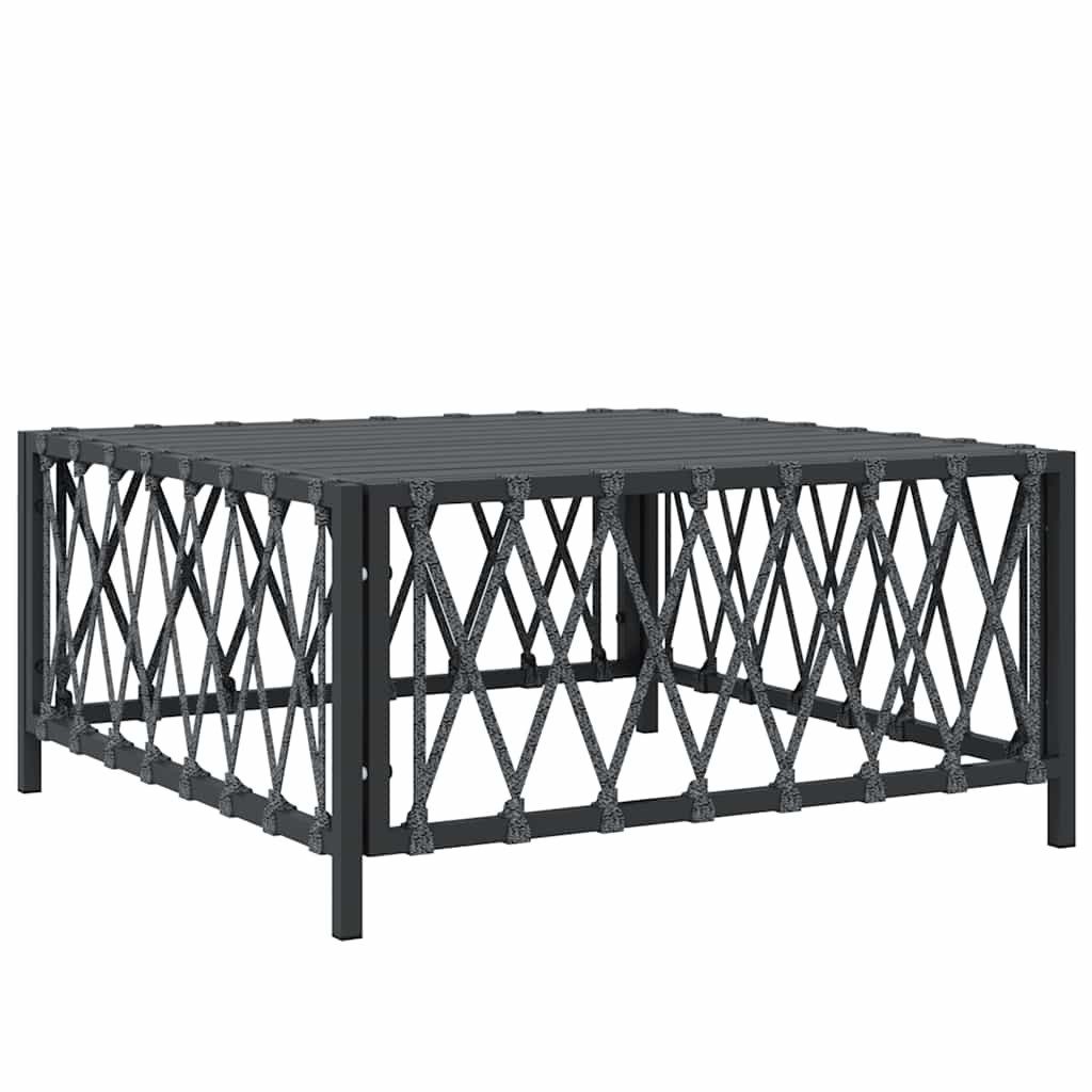 vidaXL Sofaelement Gartentisch Anthrazit 70x70x34 cm günstig online kaufen