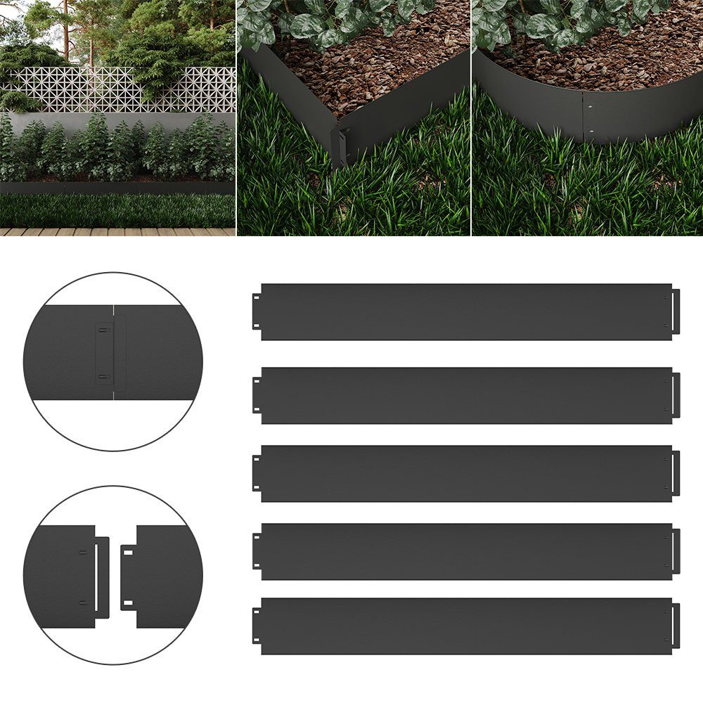 OK-Living Rasenkante, Anthrazit, 100 x 14 günstig online kaufen