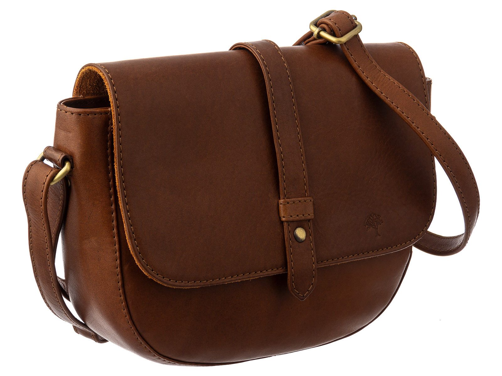 Prato Schultertasche Jagdtasche Umhängetasche H400 Leder (ein Stück, 1-tlg., ca. B/H/T 23/19/7 cm), Leder