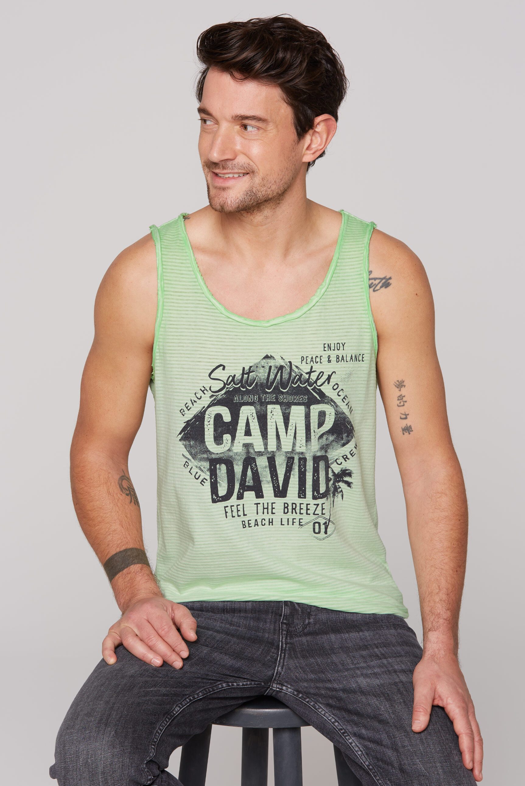 CAMP DAVID Tanktop, mit Oil-Dyed-Färbung günstig online kaufen