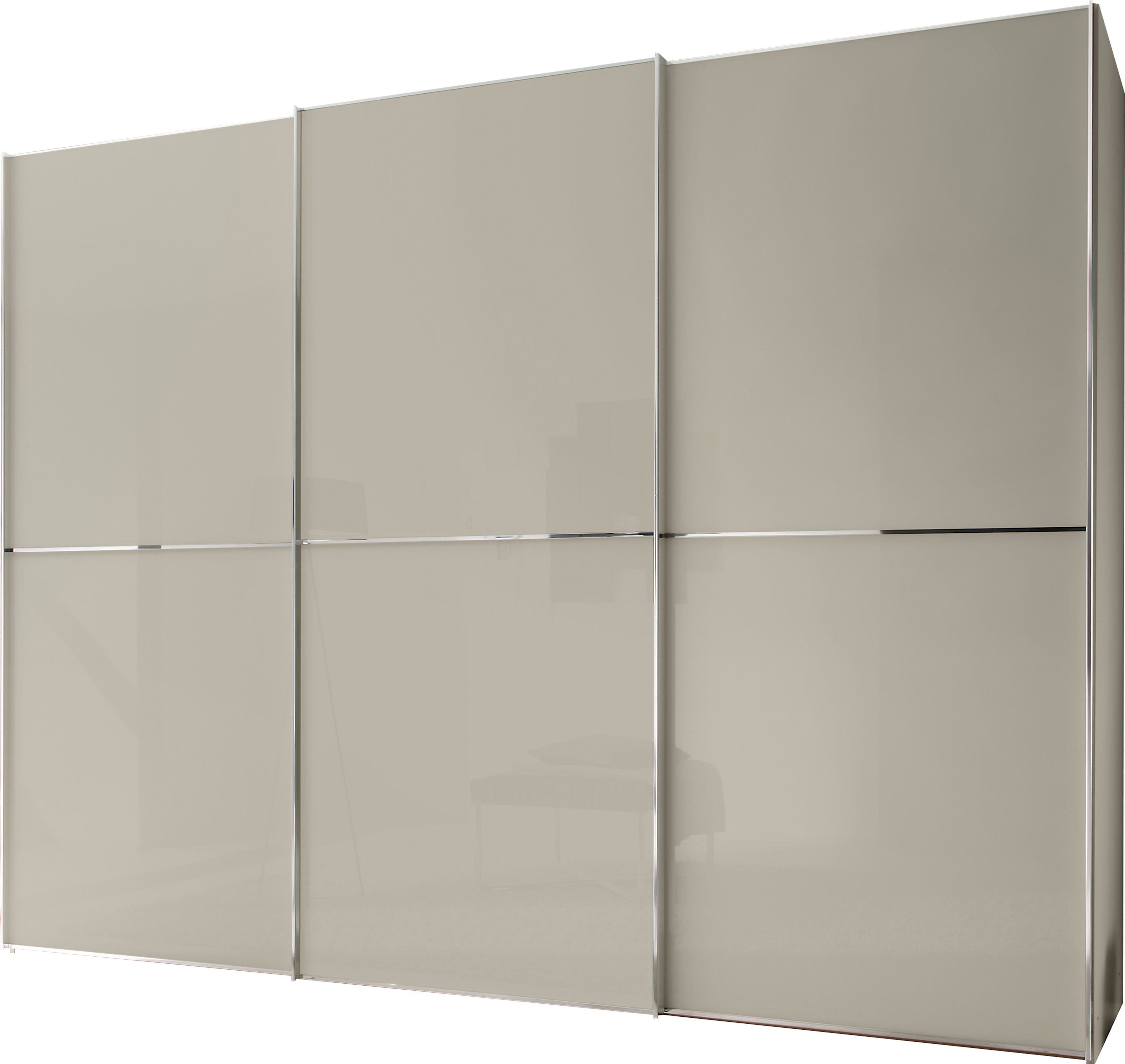 STAUD Schwebetürenschrank Sinfonie Plus, edles Design in hochwertiger Qualität, Made in Germany Mit Glasfront und vier verschiedenen Ausstattungsvarianten