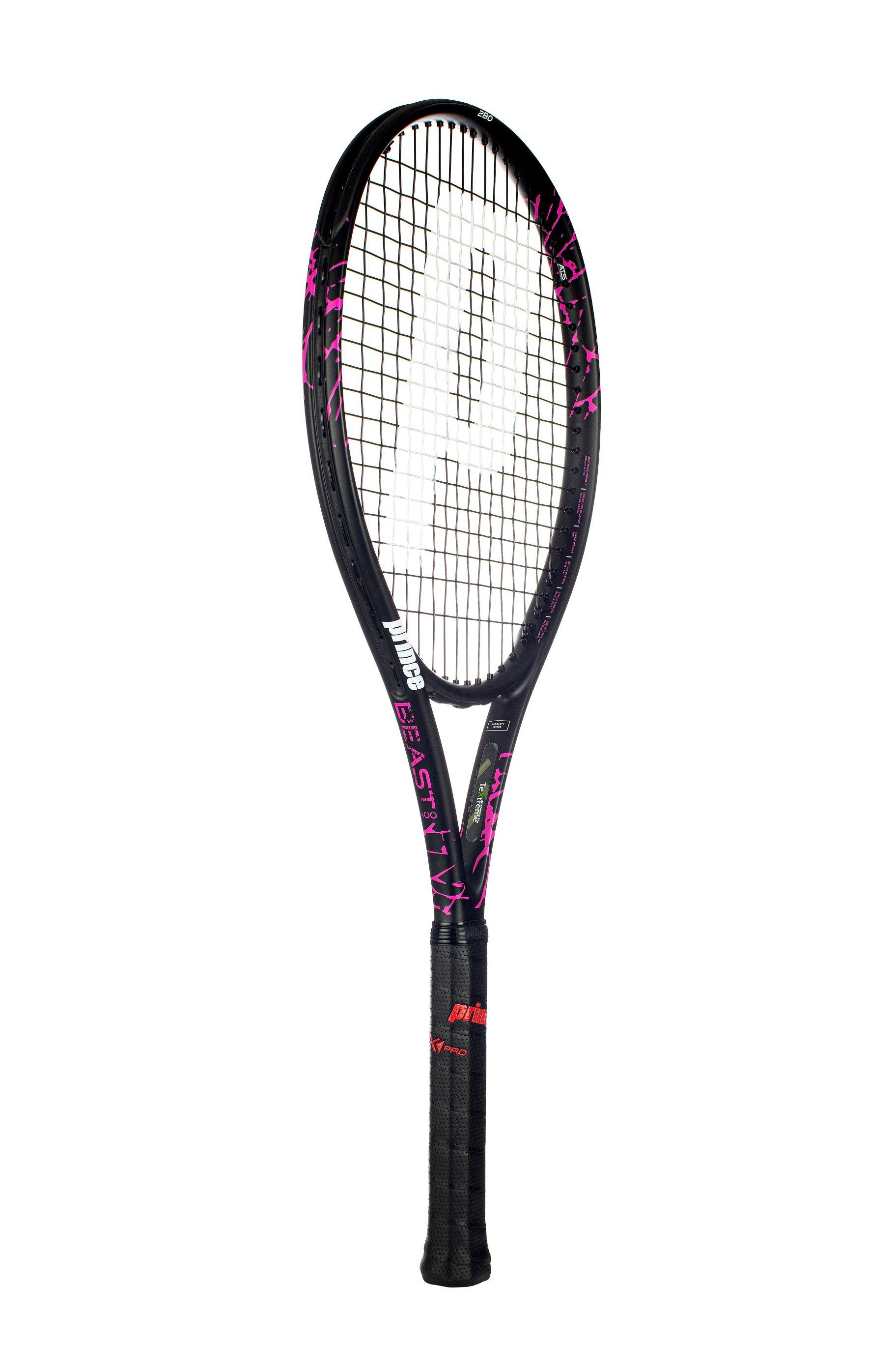 Prince Tennisschläger Beast Pink 100in/280g/Allround schwarz/pink - unbesaitet
