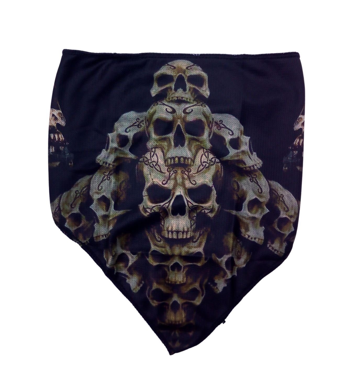 BURI Multifunktionstuch Multifunktionstuch Totenkopf Halstuch Mundtuch Dreieckstuch Kopftuch