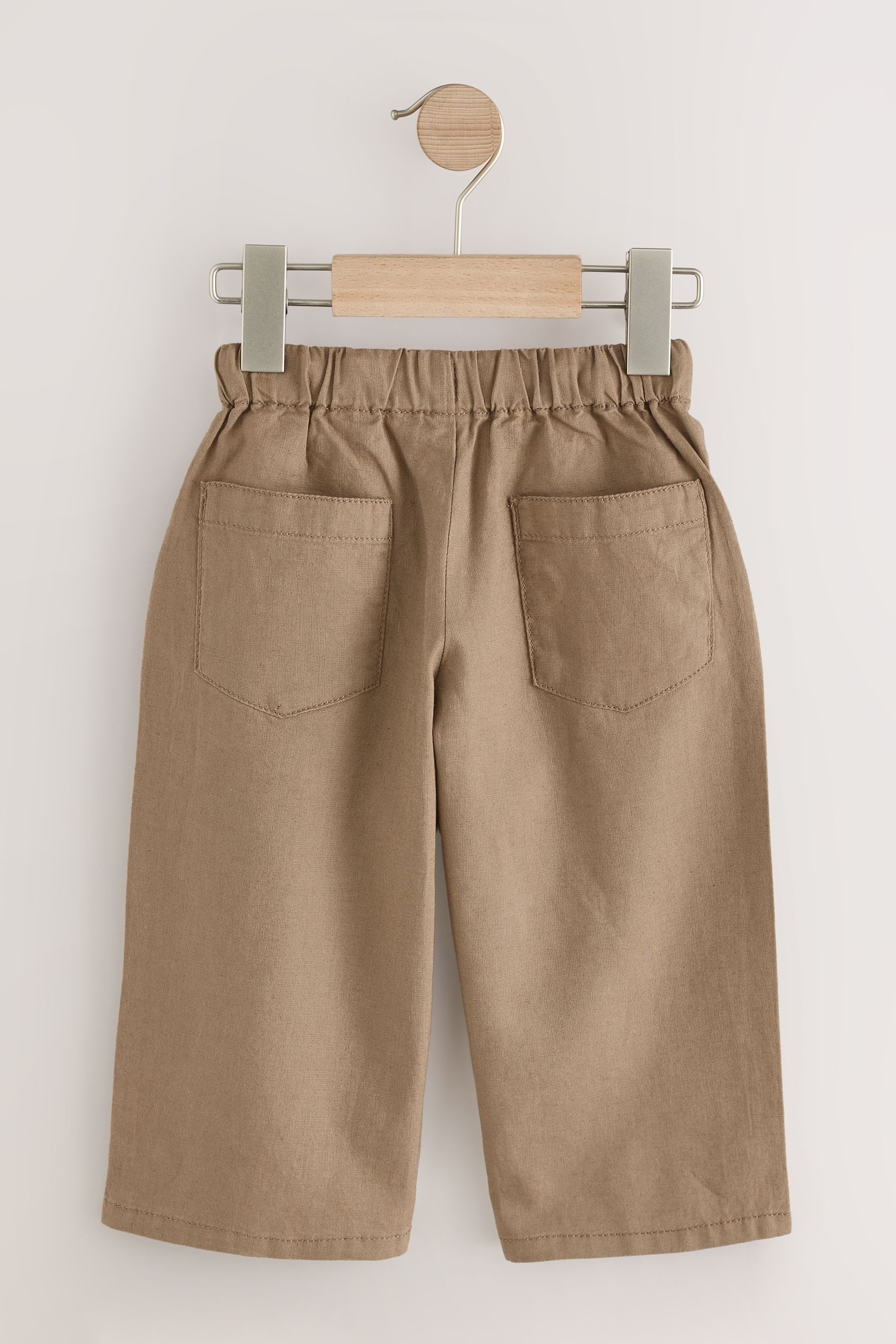 Next Schlupfhose Schlupf-Hose aus Leinenmischung, weite Passform (1-tlg)