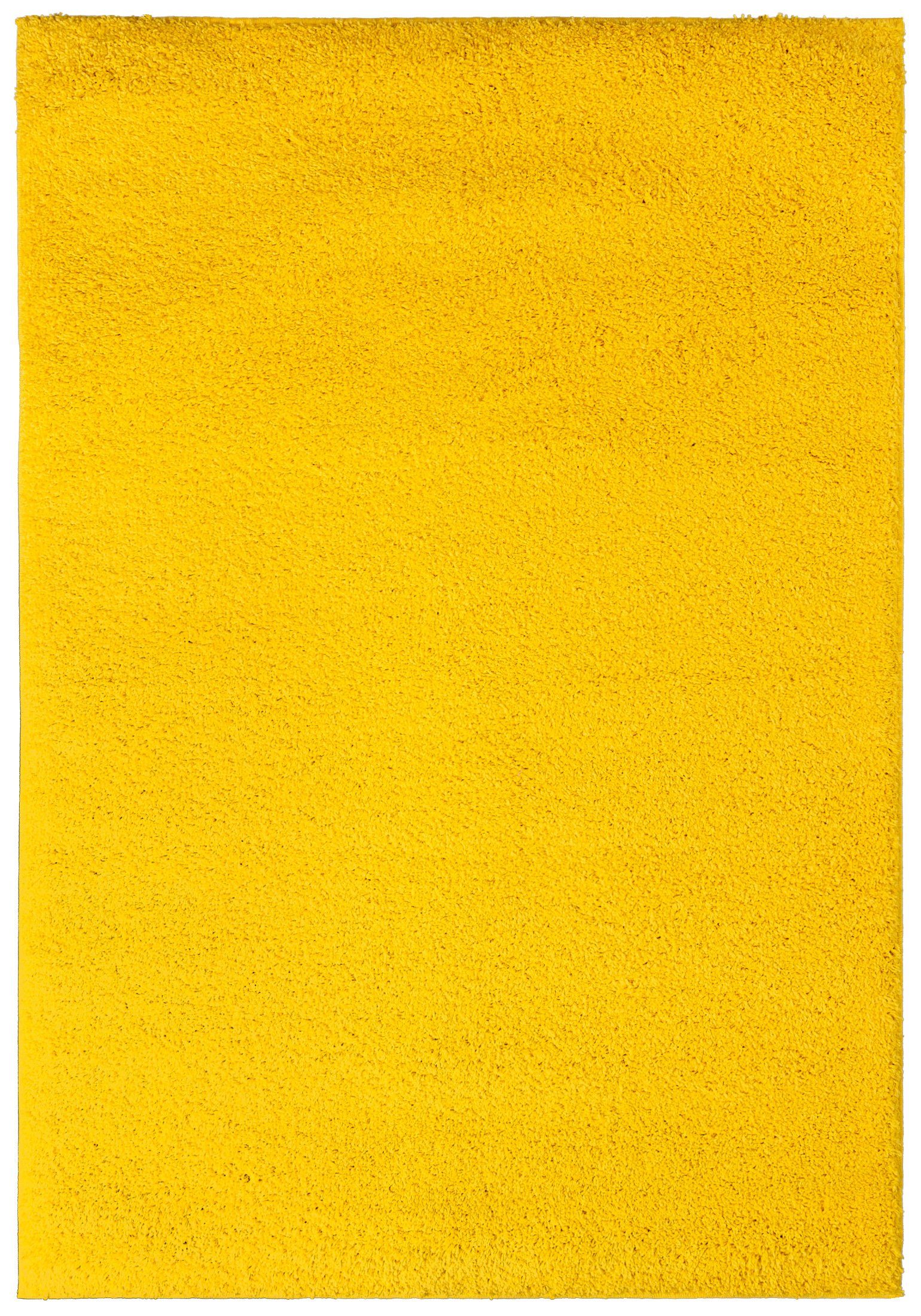 Hochflor-Teppich Hochflor Shaggy Teppich für Wohnzimmer - Höhe 30 mm Gelb, Mazovia, 60 x 100 cm, Pflegeleicht, Einfarbig Uni, Langflor, Rechteckig, Weich