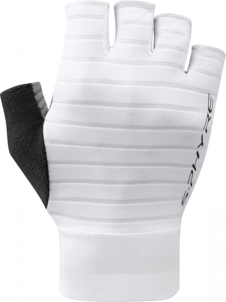 Shimano Fahrradhandschuhe SHIMANO S-Phyre Flash Gloves White S - aerodynamische Rennrad-Handschu
