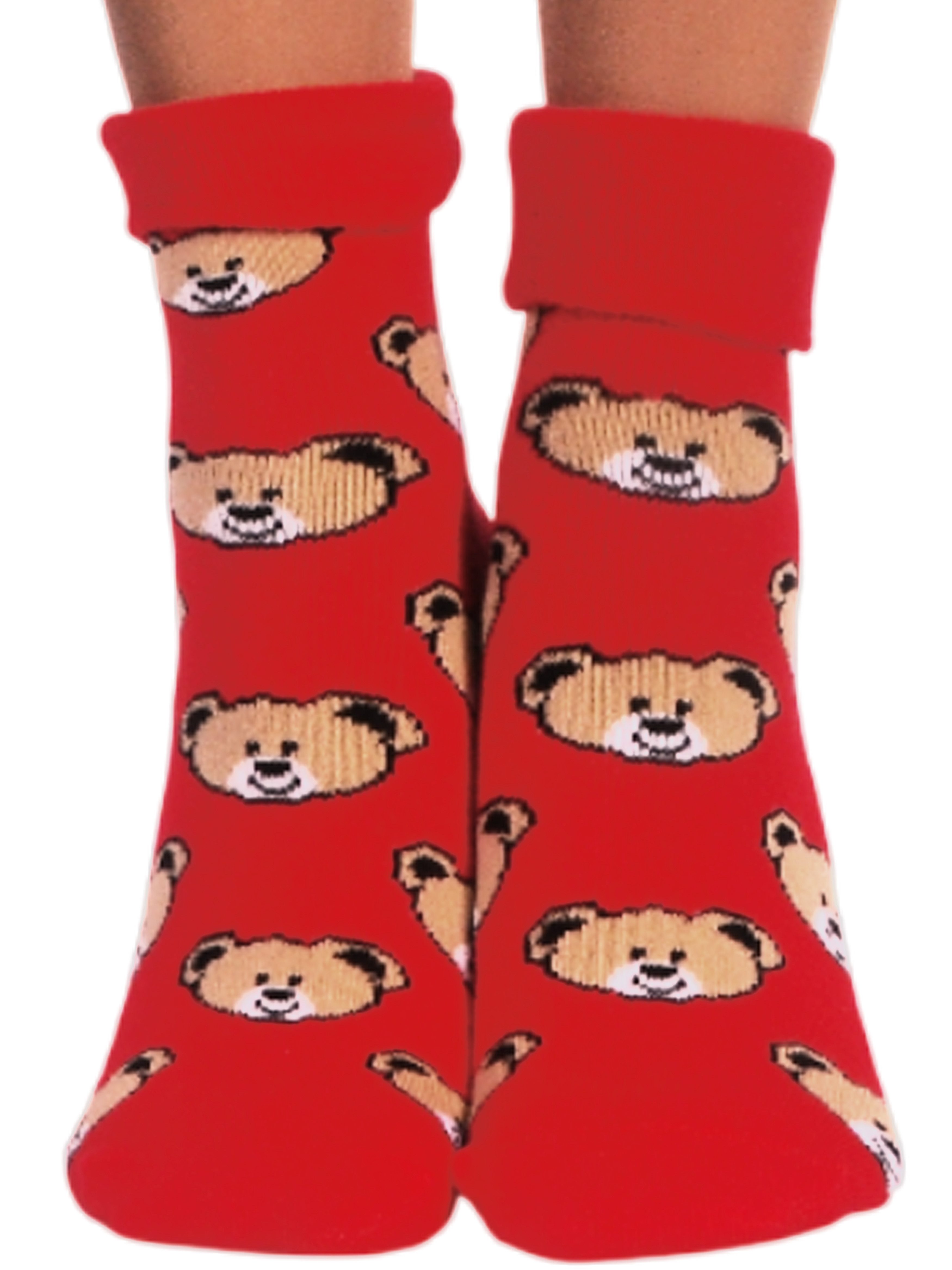 Martinex ABS-Socken Antirutschsocken socks Frottee Socken Haussocken mit Bärchen 16 17 18 19 20 21 22 23 24 25 26 27 28 29 30 31 32 33 34