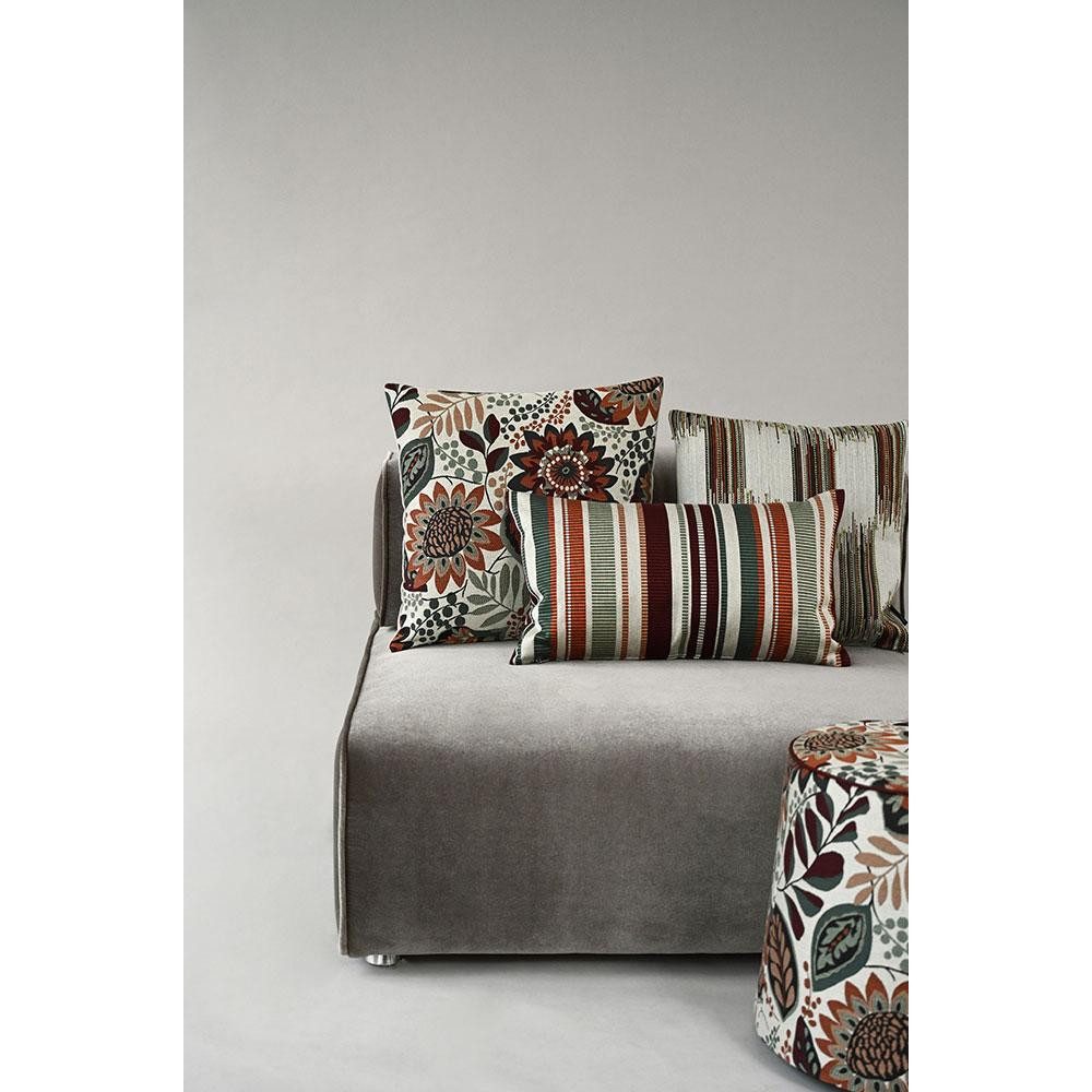 ROHLEDER Kissenhülle Kissenhülle Ikat Botanicals Plum (45x45cm)