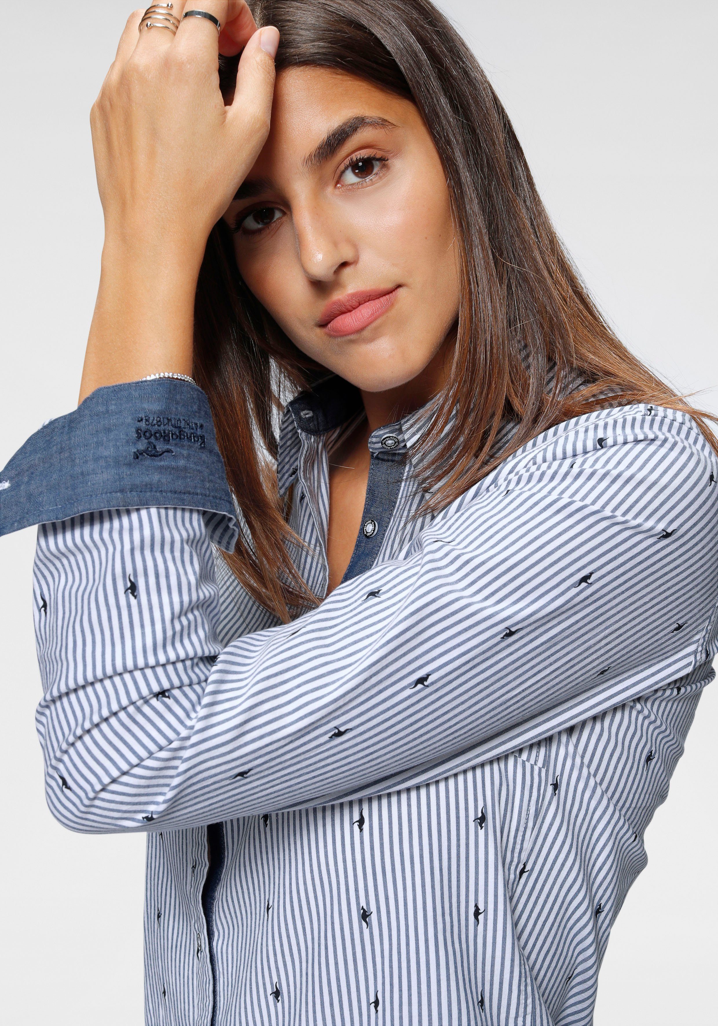 KangaROOS shirt blouse with contrasting details