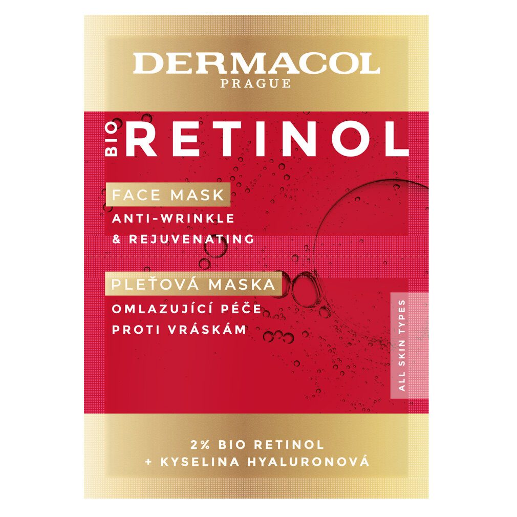 Dermacol Gesichtsmaske Gesichtsmaske Bio Retinol (Gesichtsmaske) 2 x 8 ml