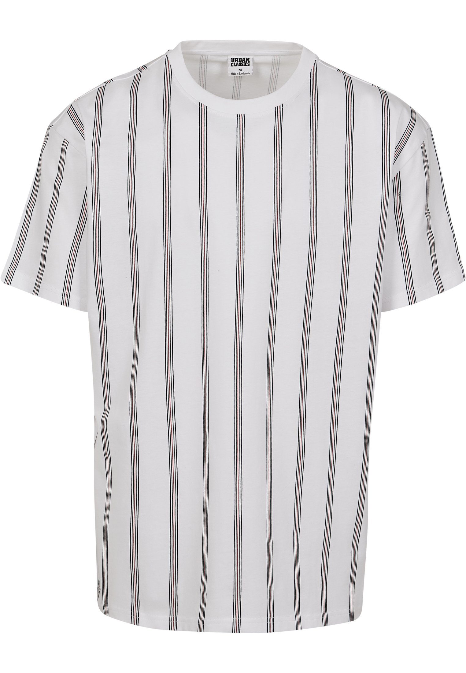 URBAN CLASSICS Kurzarmshirt T-Shirt Heavy Oversized (1-tlg) AOP Tee Stripe