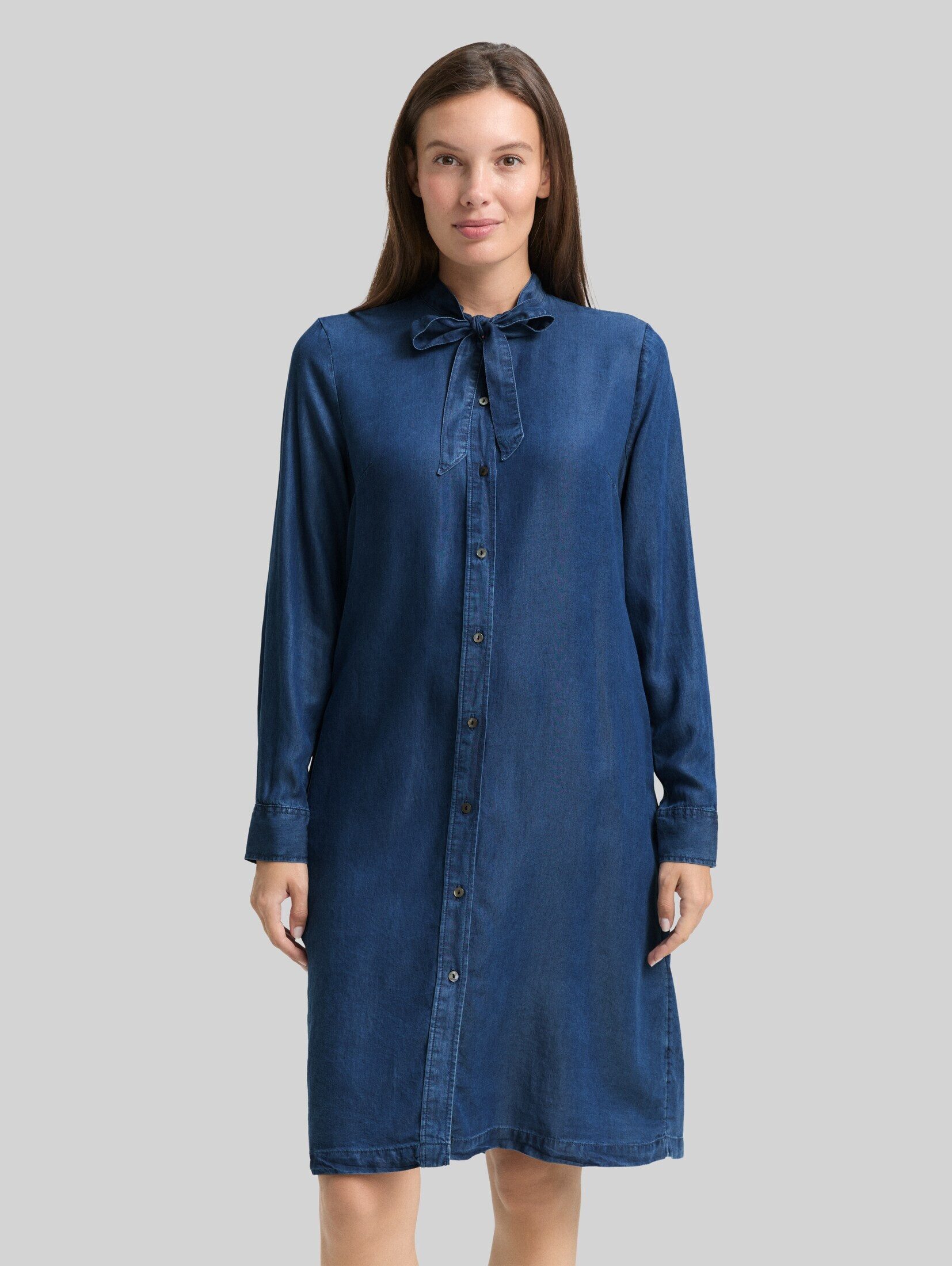 TOM TAILOR Sommerkleid Kleider & Jumpsuits Jeanskleid mit Schleifen-Detail