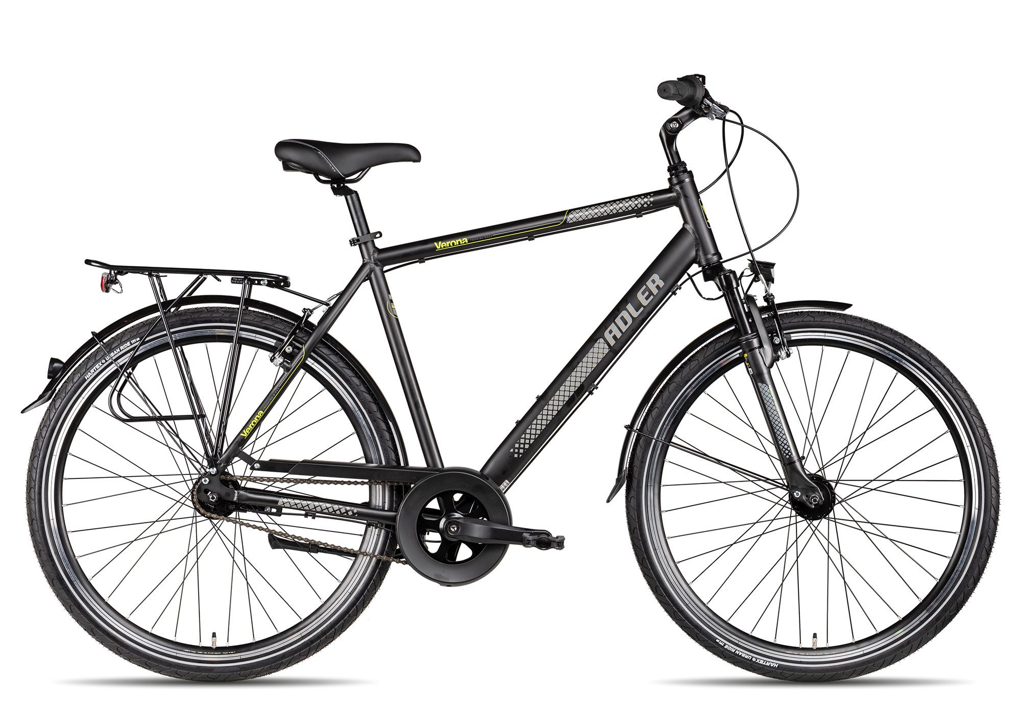 Adler Cityrad Adler Verona NEXUS, 7 Gang Shimano Nexus 7 Rücktritt Schaltwerk, Nabenschaltung Rücktritt, Nabenschaltung Rücktritt schwarz/grau