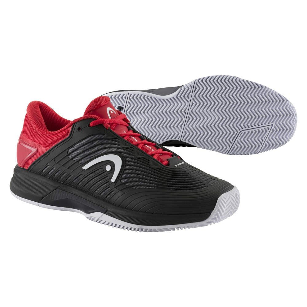 Head Revolt Pro 4.5 Clay/Sandplatz 2024 schwarz/rot Herren Tennisschuh