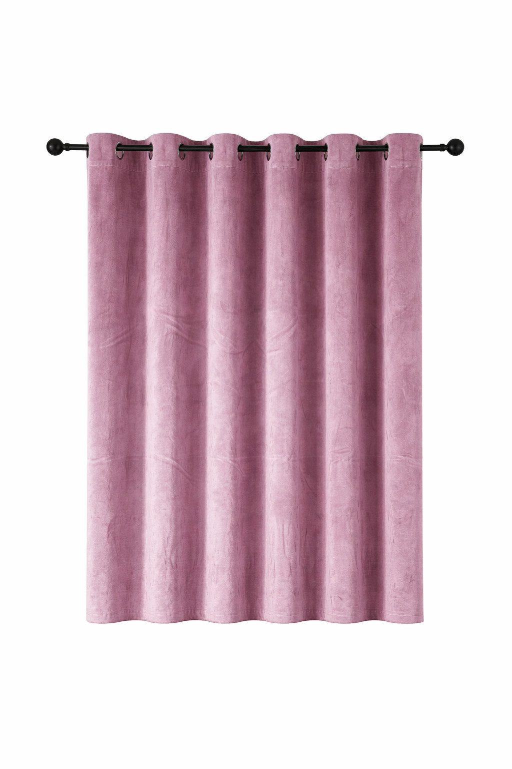 Stoffschmiede Gardine, Velour, Verdunkler, Öse, verdunkelnd