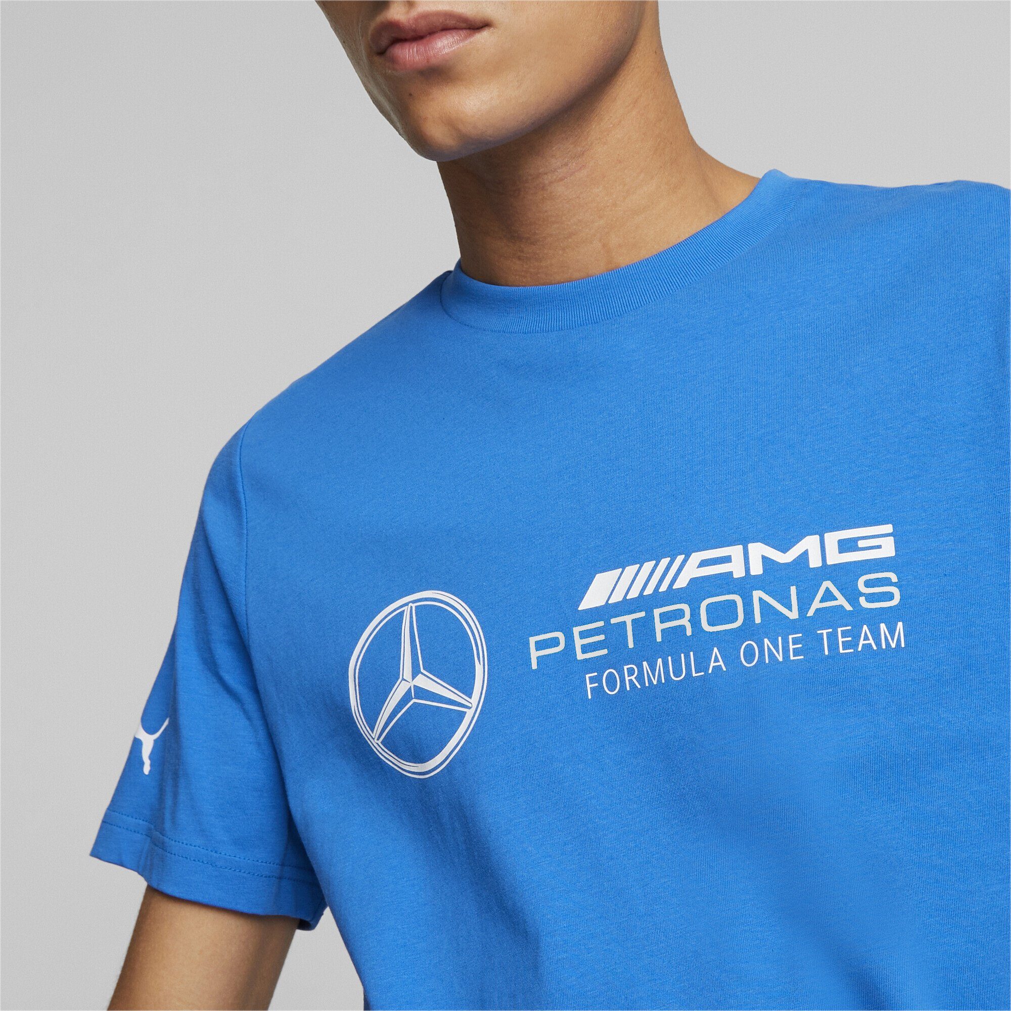 PUMA T-Shirt Mercedes-AMG PETRONAS Motorsport Herren Ultra Blue T-Shirt