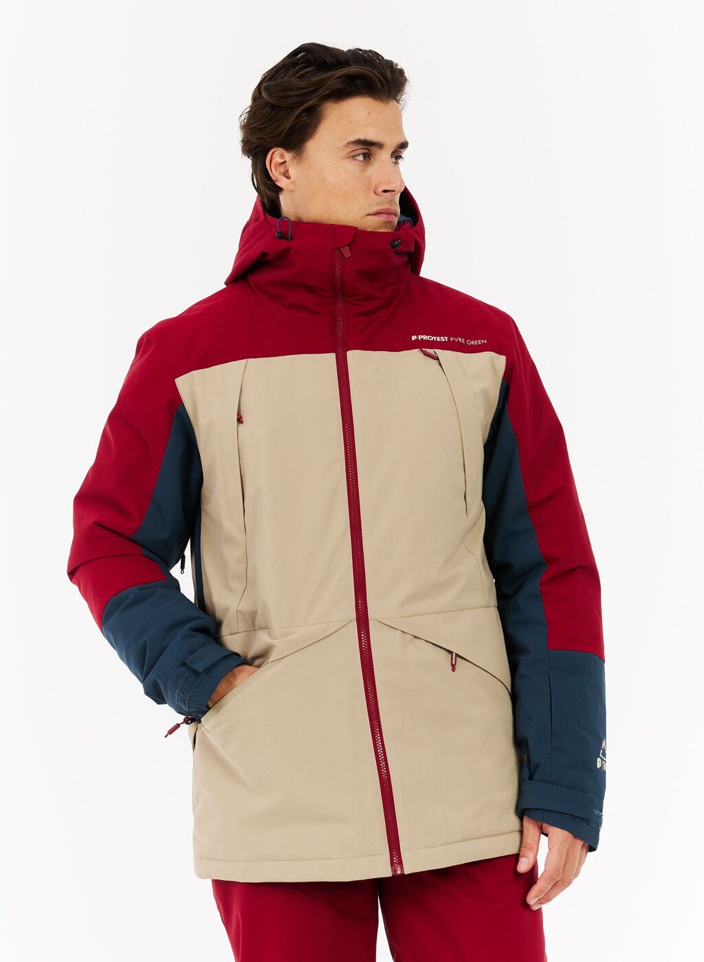 Protest Funktionsjacke PRTDunton snowjacket VELVET RED