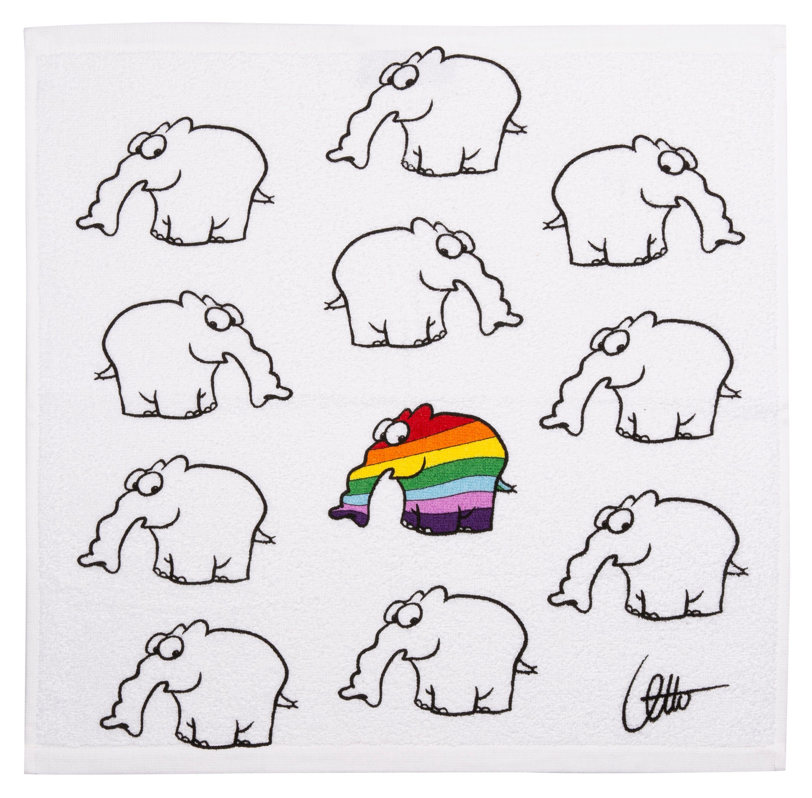 Ottifant Productions GmbH Geschirrtuch Baumwoll Frottier Ottifant Küchenhandtuch by Otto Waalkes Be Different