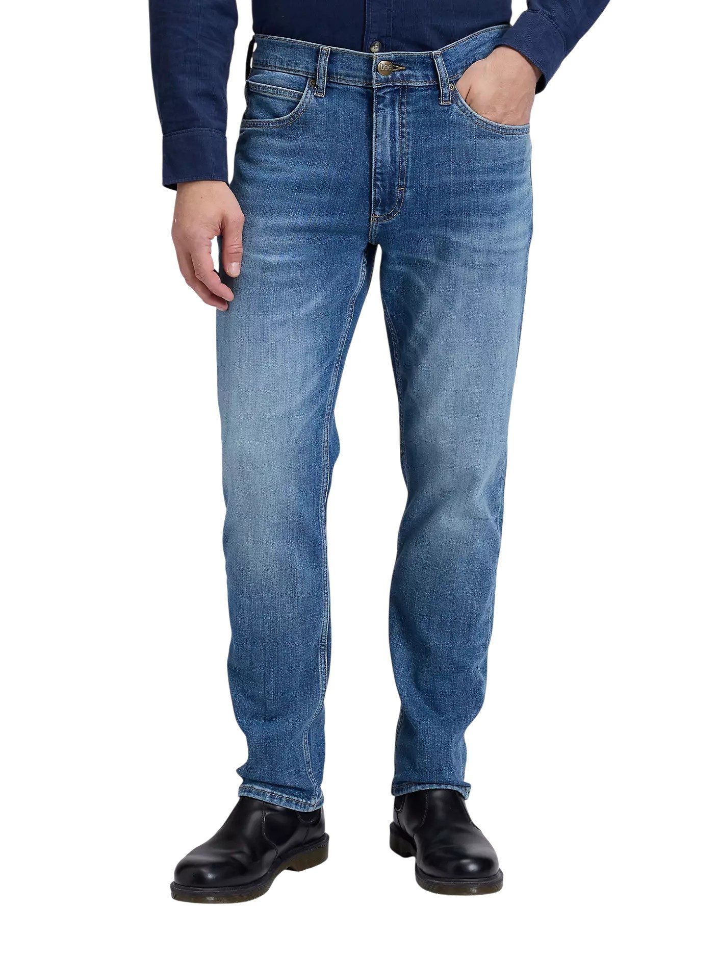 Lee® Tapered-fit-Jeans Jeans Lee David (1-tlg) Konischer Schnitt