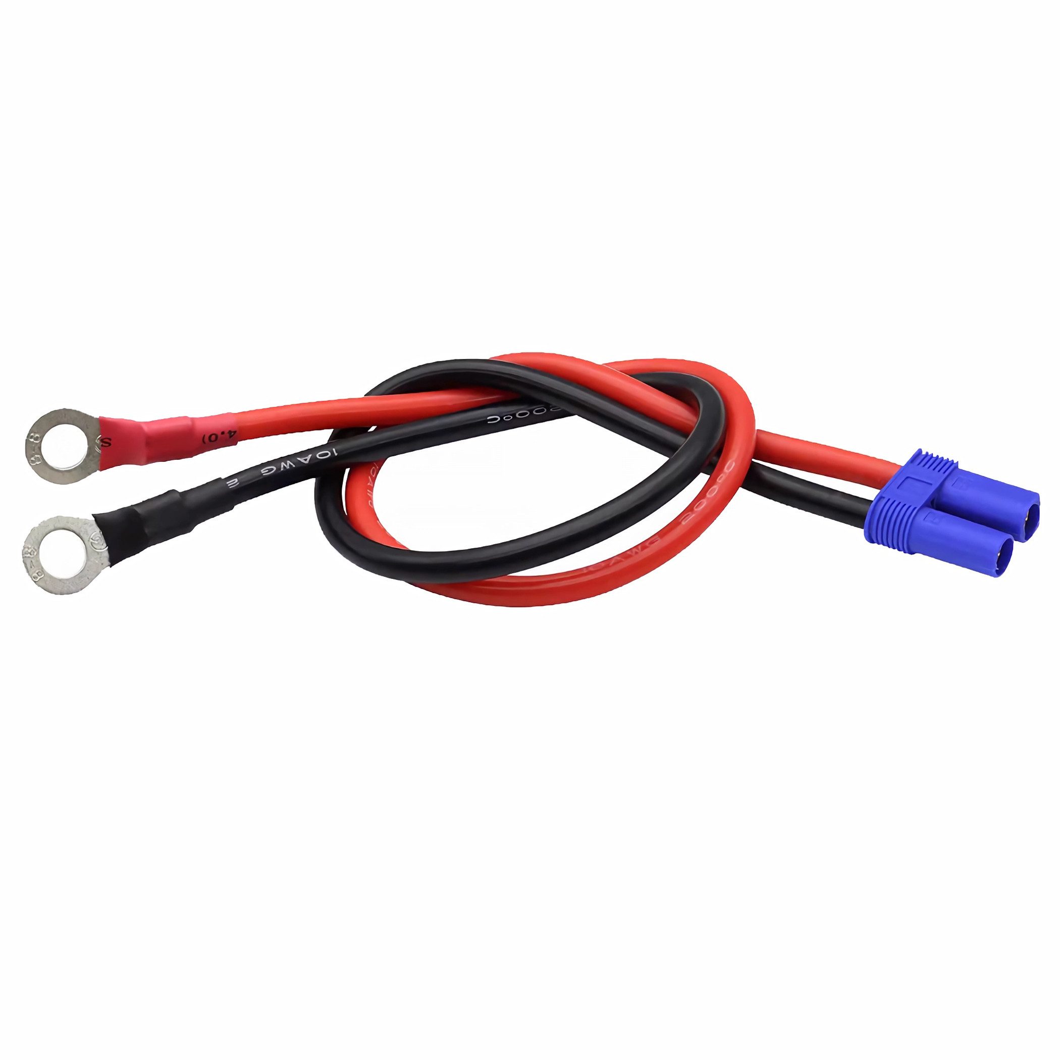 Bolwins K45 EC5 Stecker 40cm Kabel Akku/Batterie Anschlußkabel mit Kupfernasen Netzkabel