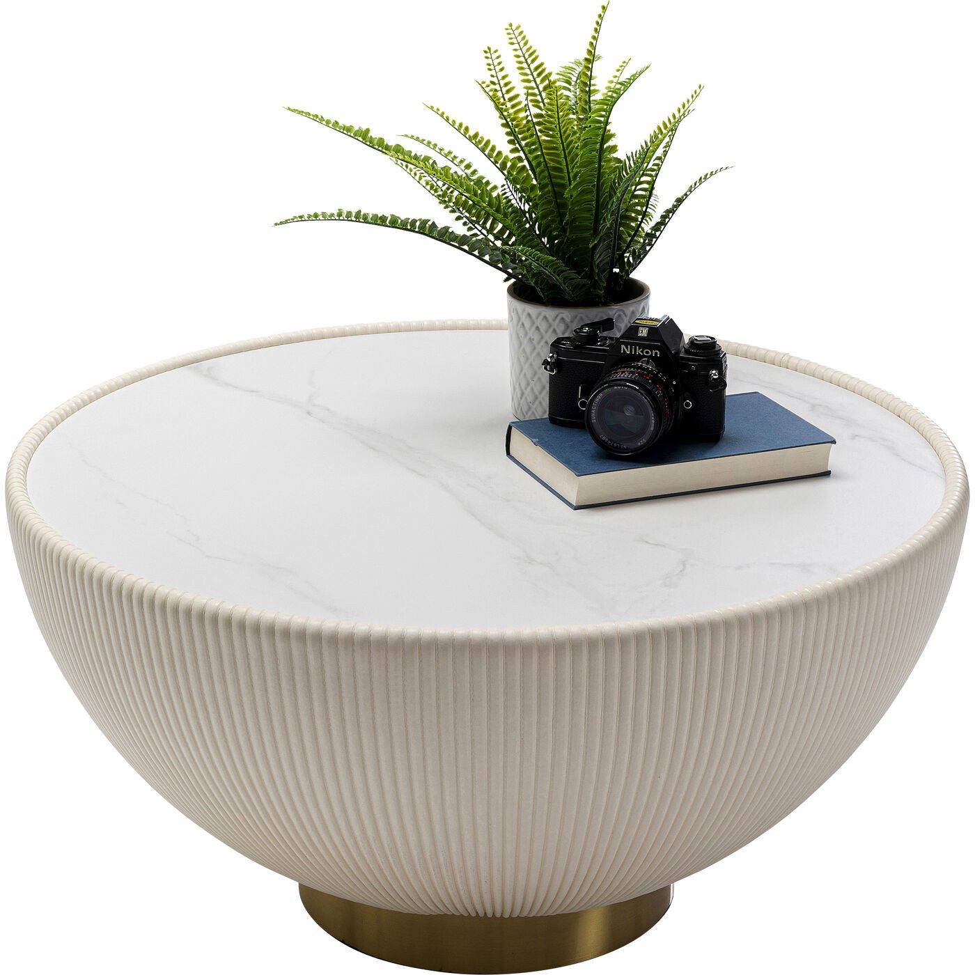 Kare Design Couchtisch Endless Vegas, Ø71x36 cm