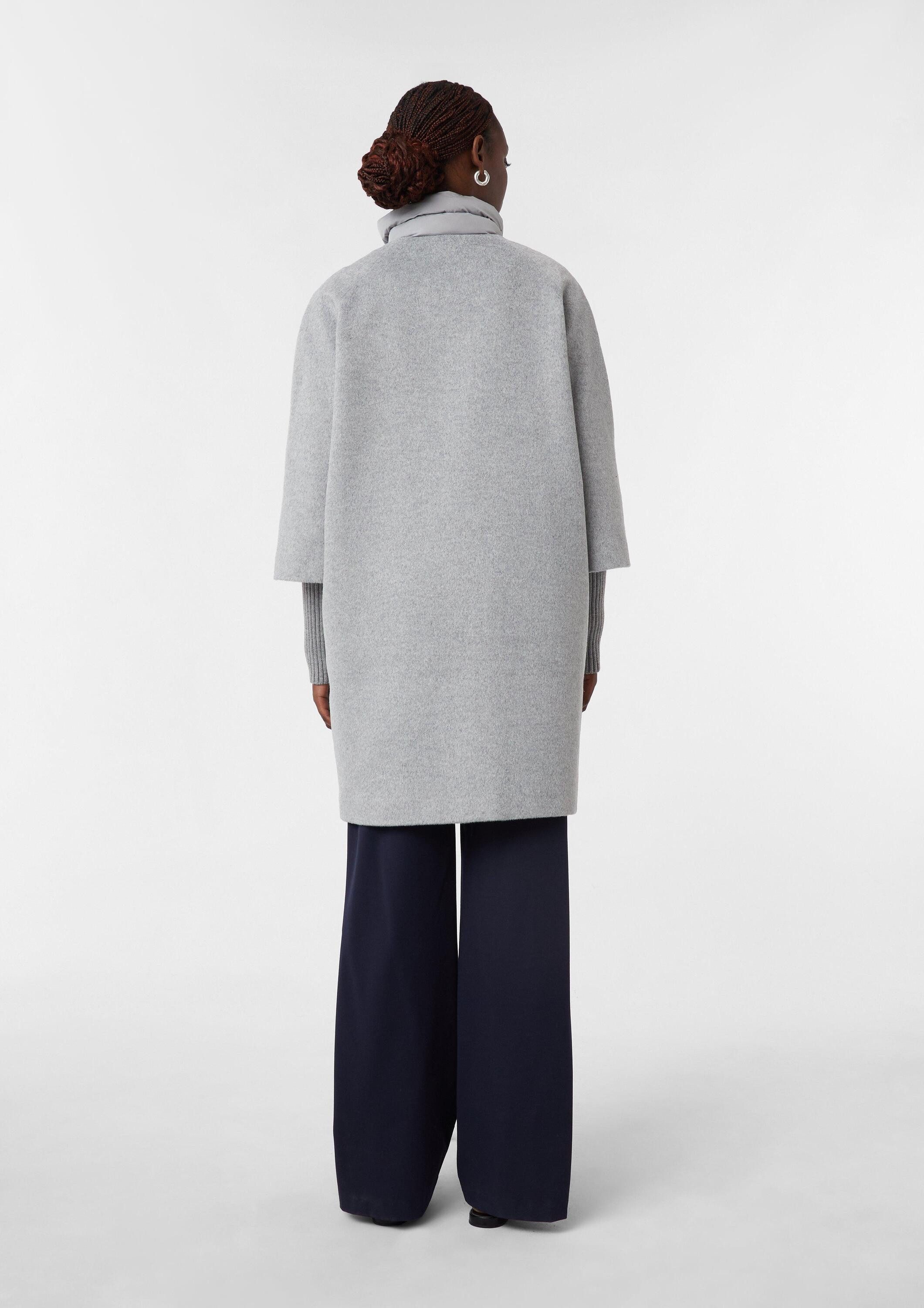 comma Funktionsmantel Outdoor-Mantel Mantel aus Wollmix mit Steppkragen günstig online kaufen