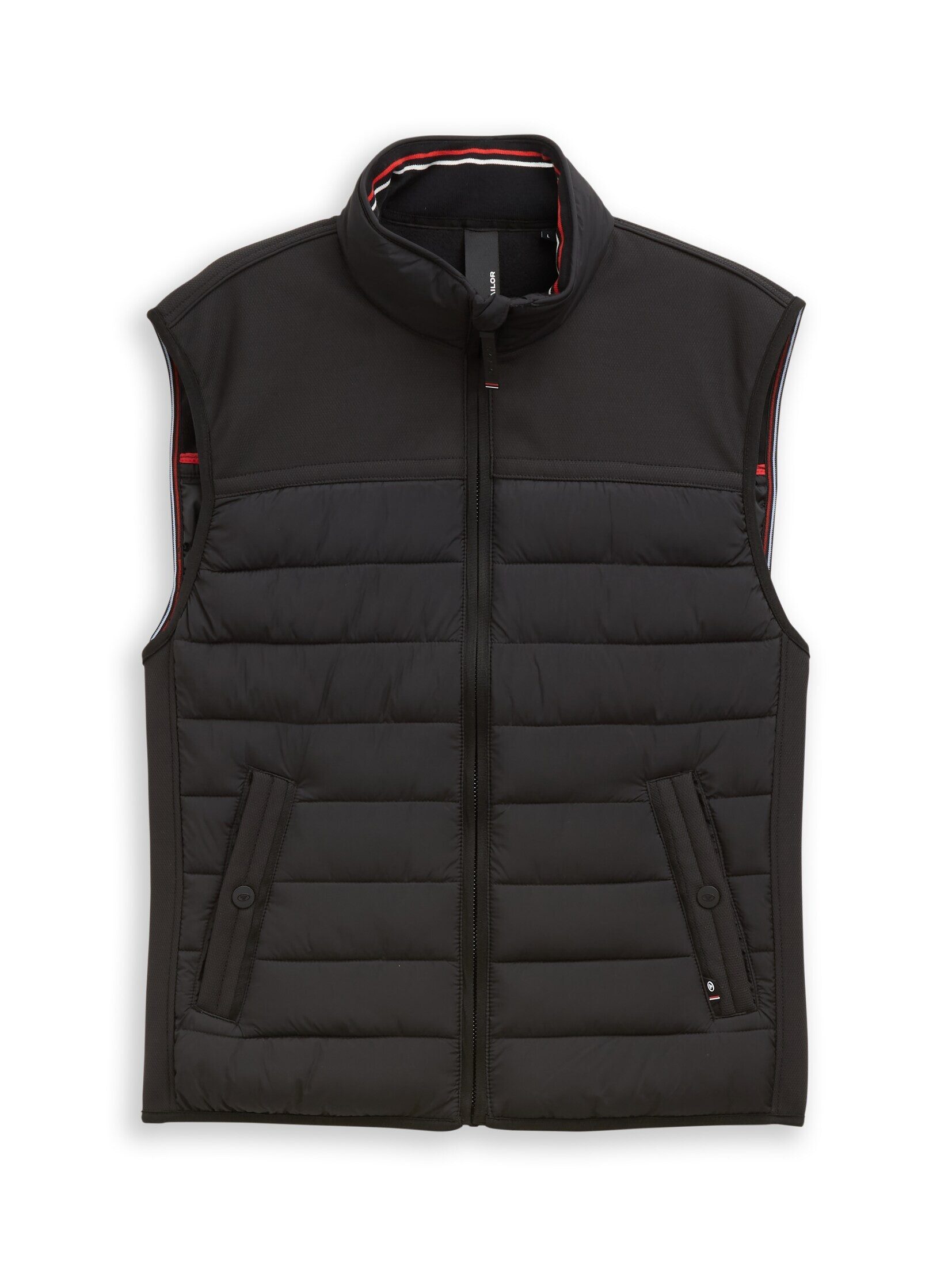 TOM TAILOR Steppweste Jacken Hybrid Steppweste mit Stehkragen