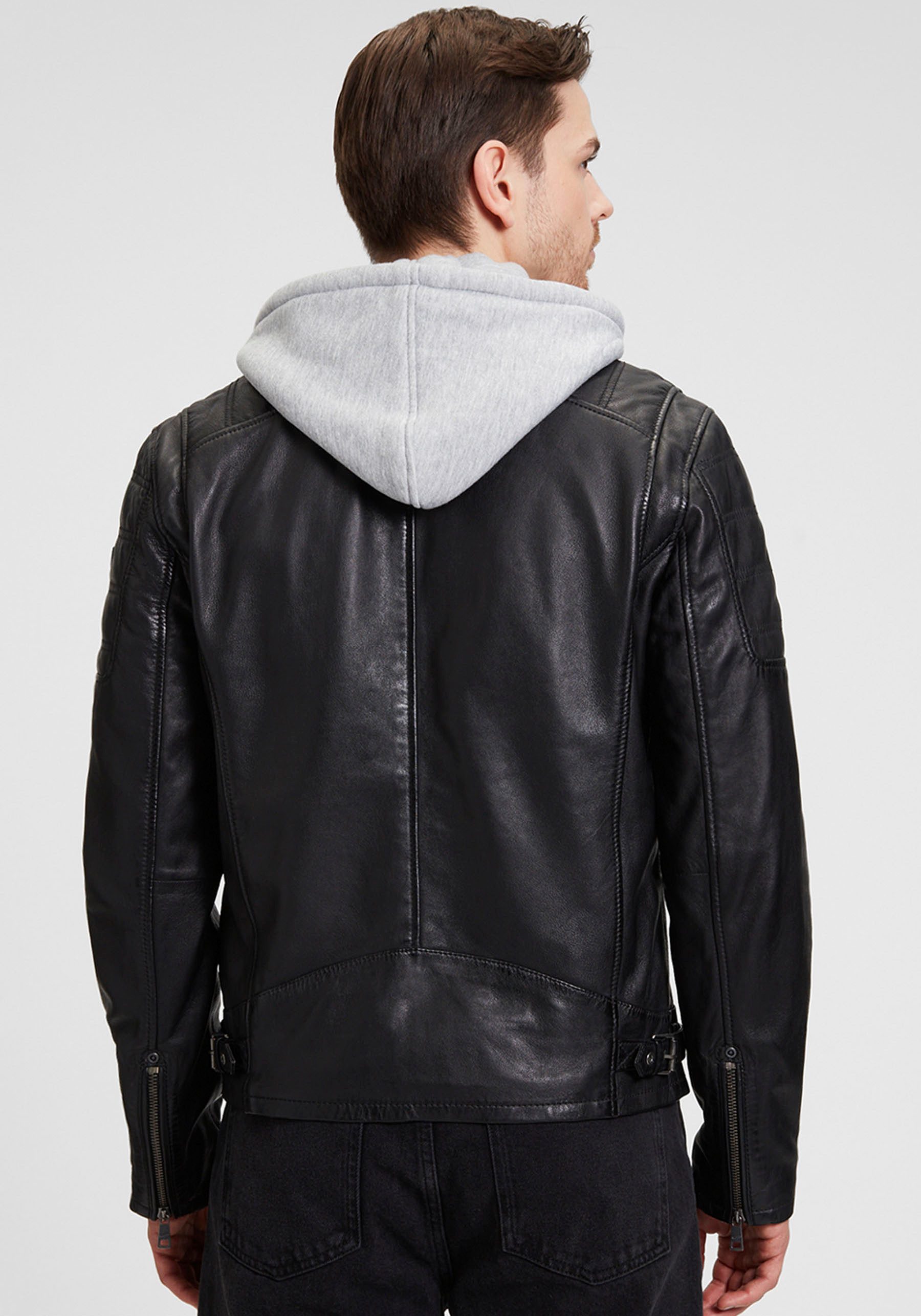 Mauritius Lederjacke Rylo LAKEV Reißverschluss, Reißverschlusstaschen günstig online kaufen