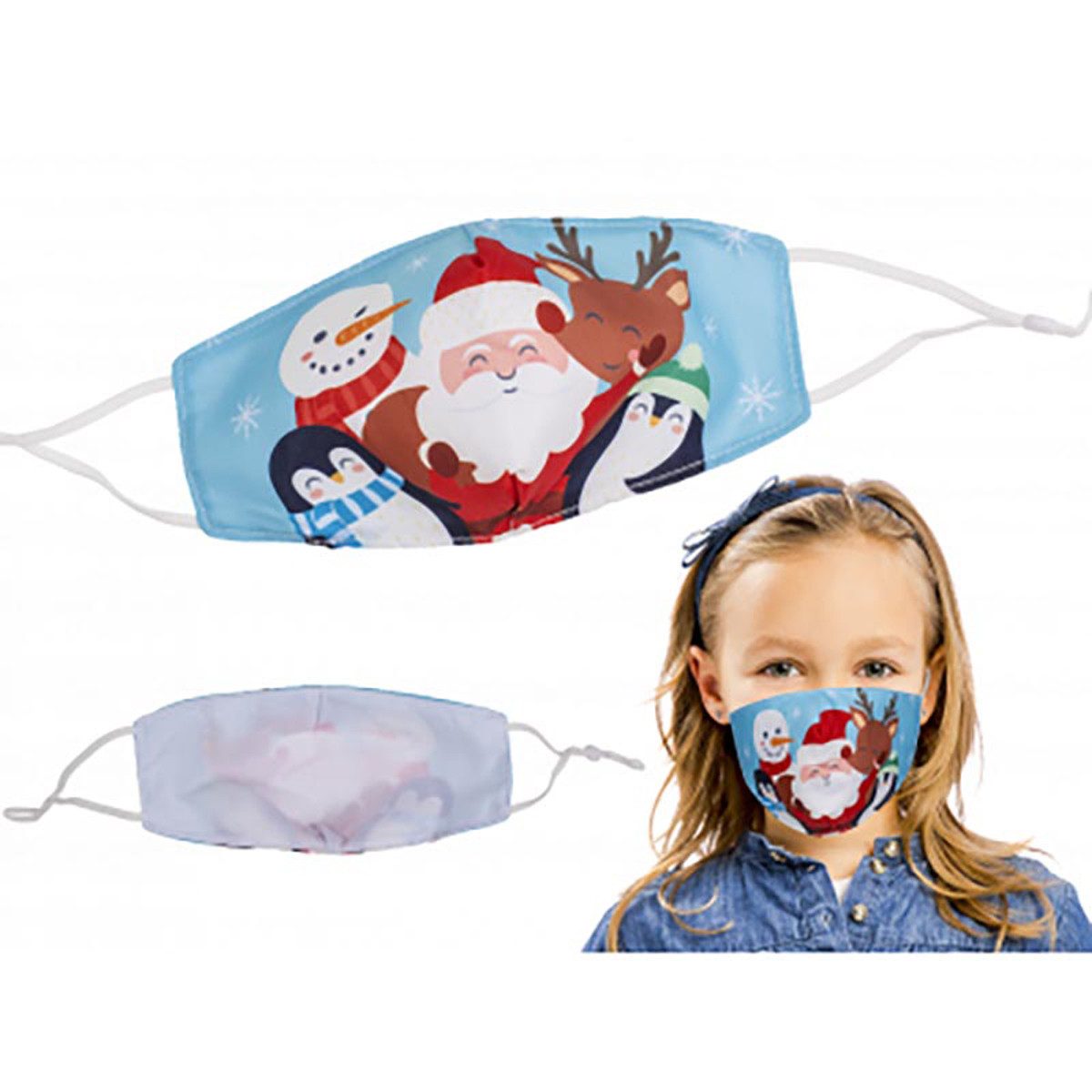 Out of the Blue Verkleidungsmaske Maske Mund-Nasen-Schutz Kinder Jungle Bells 1Stk.