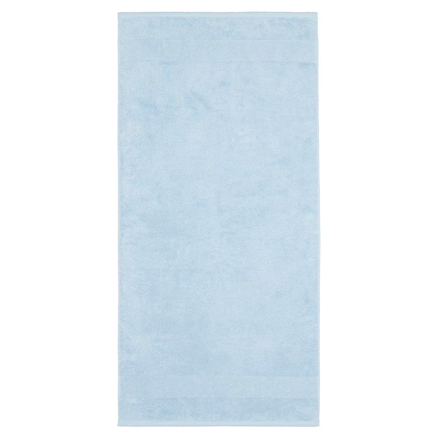 Villeroy & Boch Handtuch ONE, 50 x 100 cm, Hellblau, Unifarben, Baumwolle (1-St), Made in Germany, mit Aufhängeschlaufe
