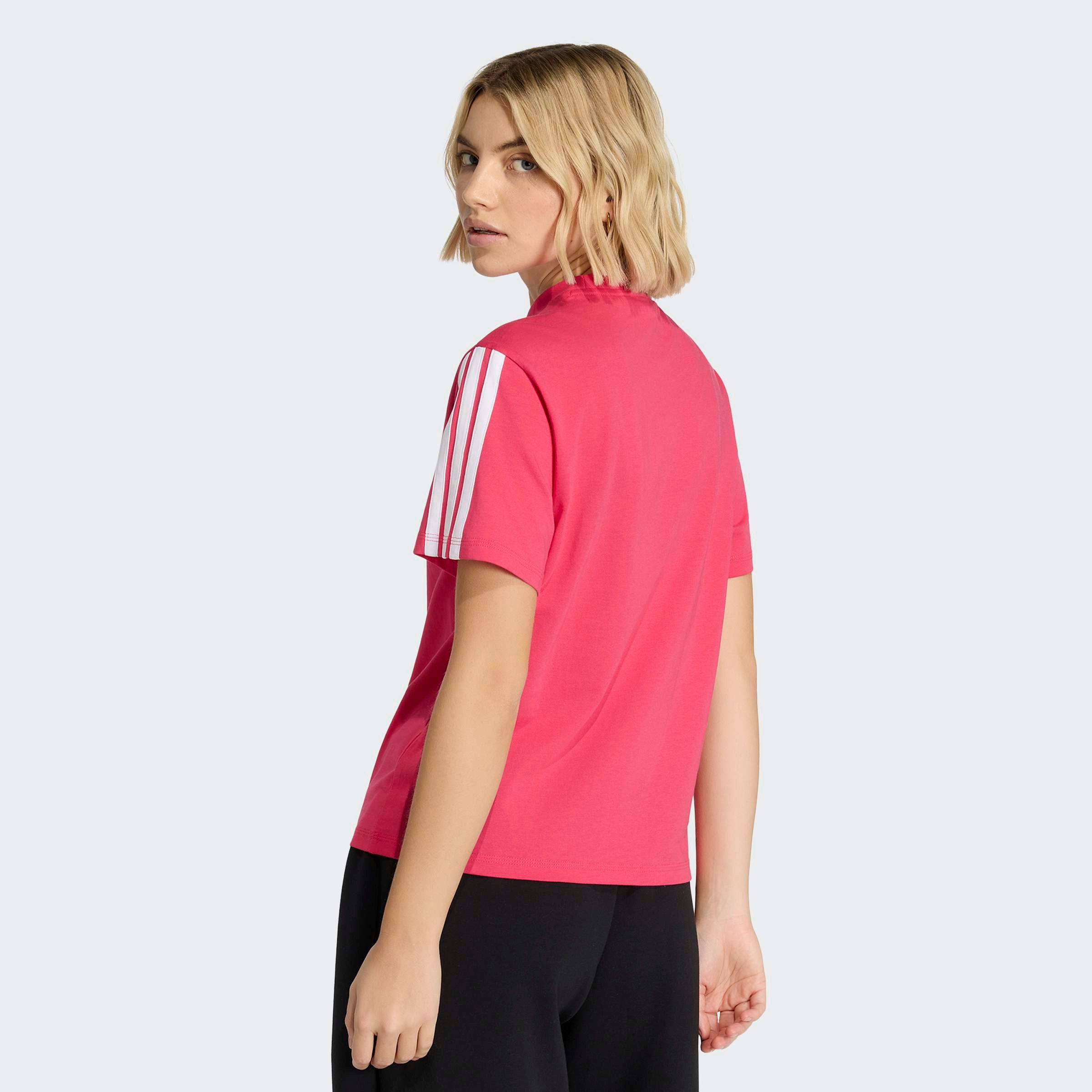 adidas Sportswear T-Shirt W 3S SJ T B klassische 3-Streifen an den Ärmeln, ohne Verschluss
